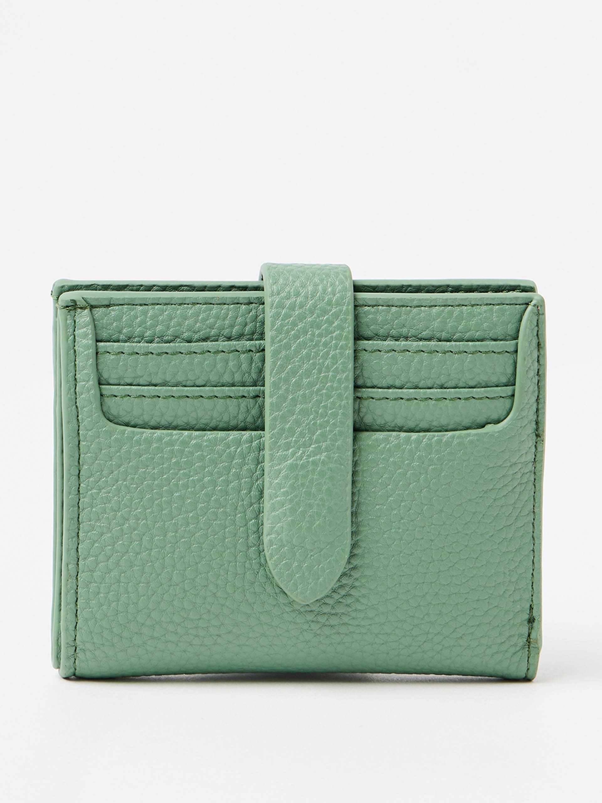 Ettie sage green card holder