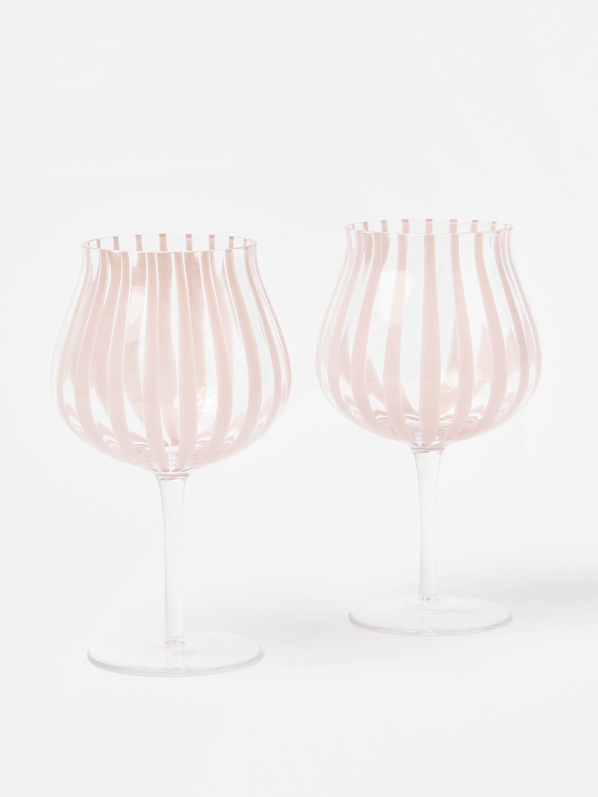 Vita pink gin glasses (set of 2)