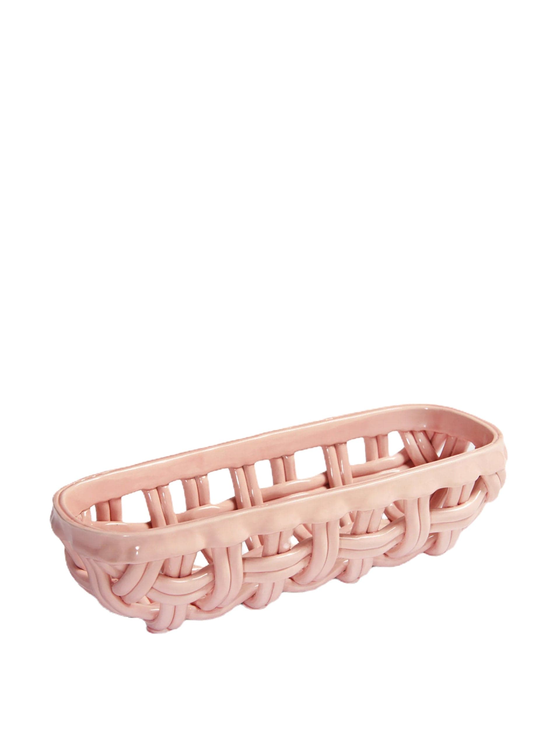 Pink baguette basket