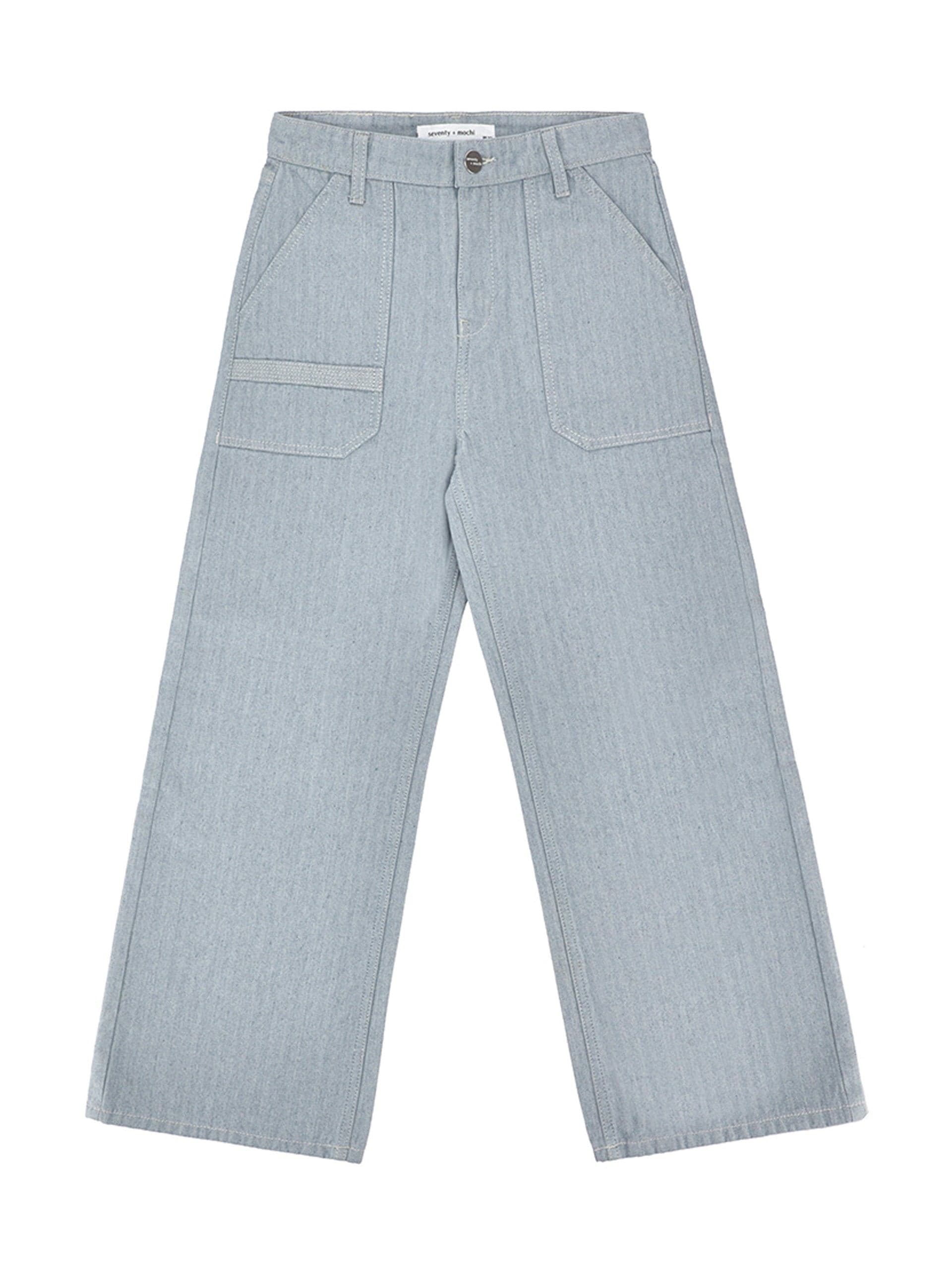 Recycled herringbone denim Elodie jean