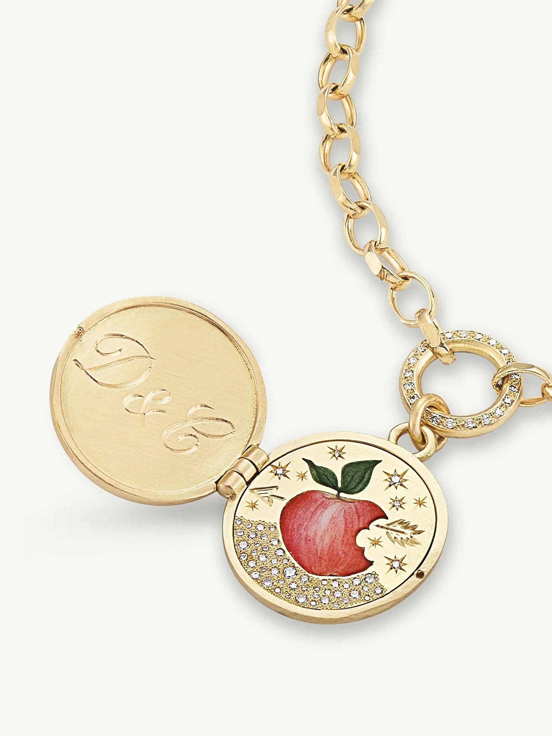 Apple of my eye locket