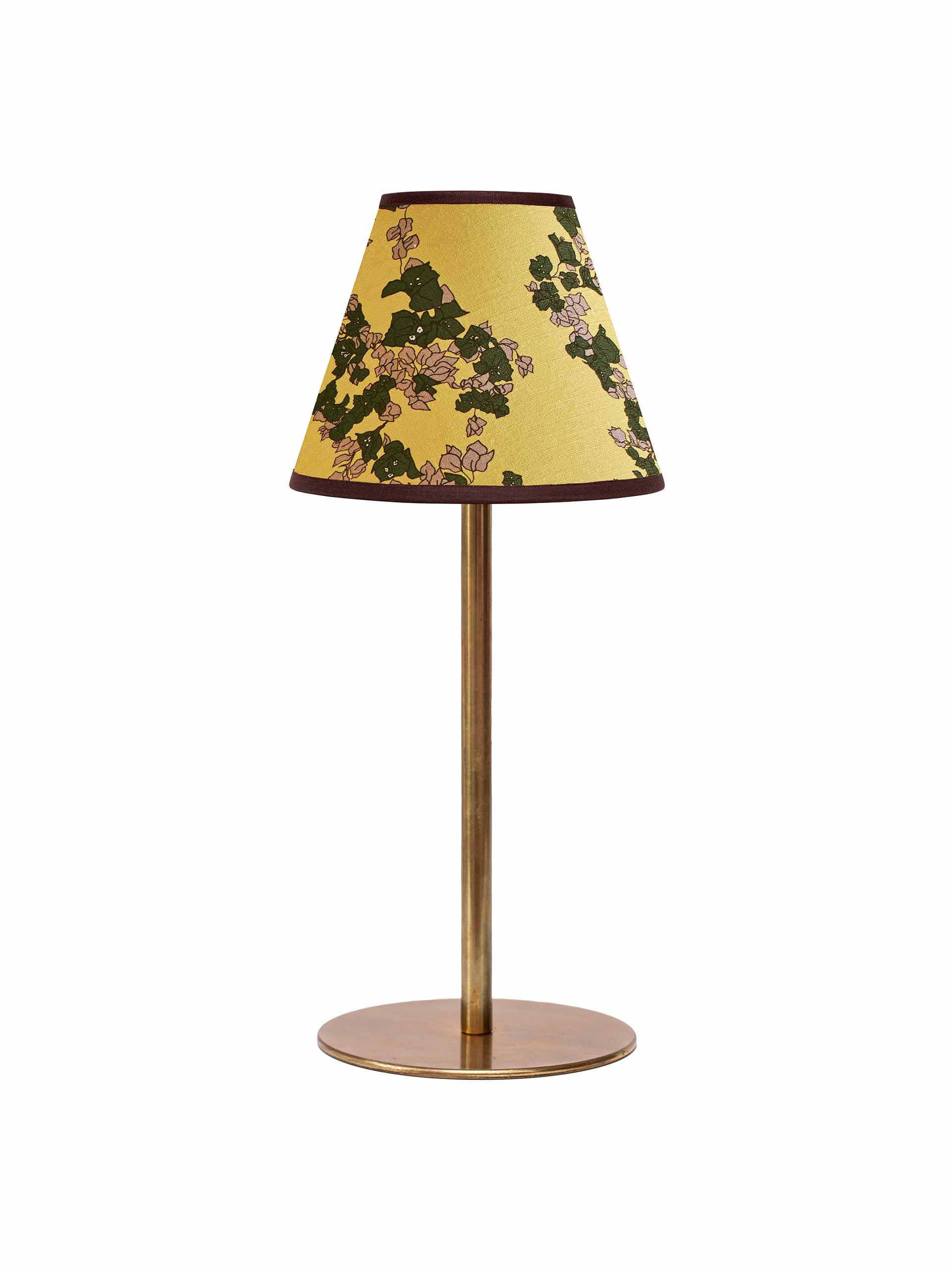 Collagerie x Dar Leone topaz yellow Najjar empire lampshade