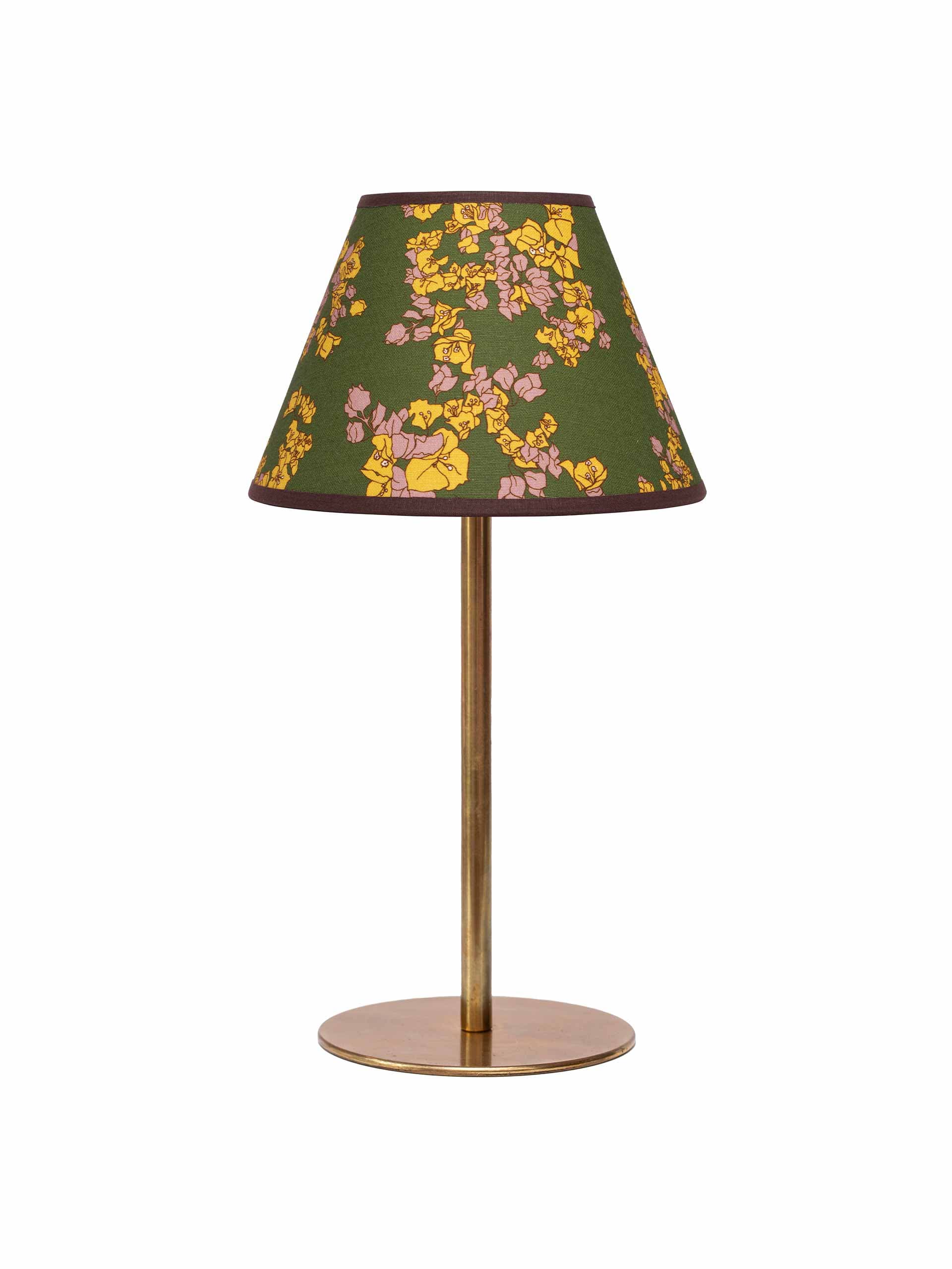 Collagerie x Dar Leone verdant green Najjar empire lampshade