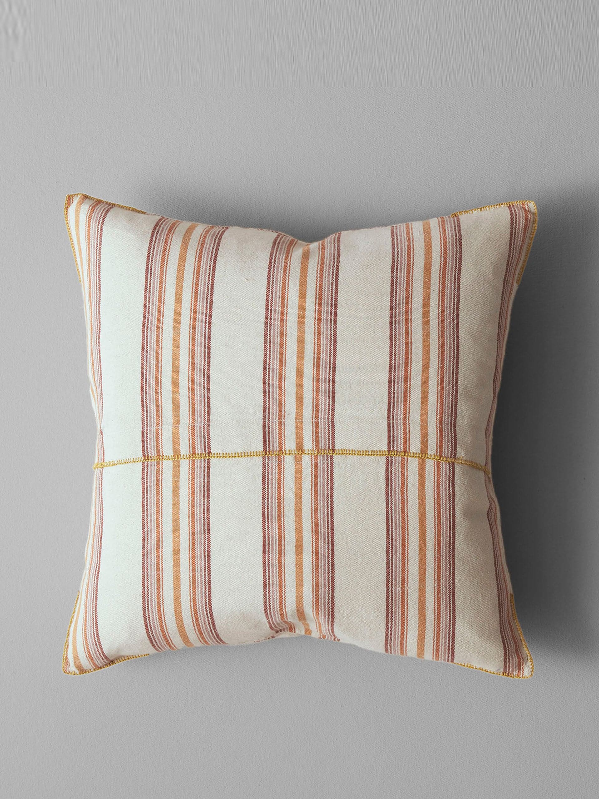 Tove stripe cotton cushion cover