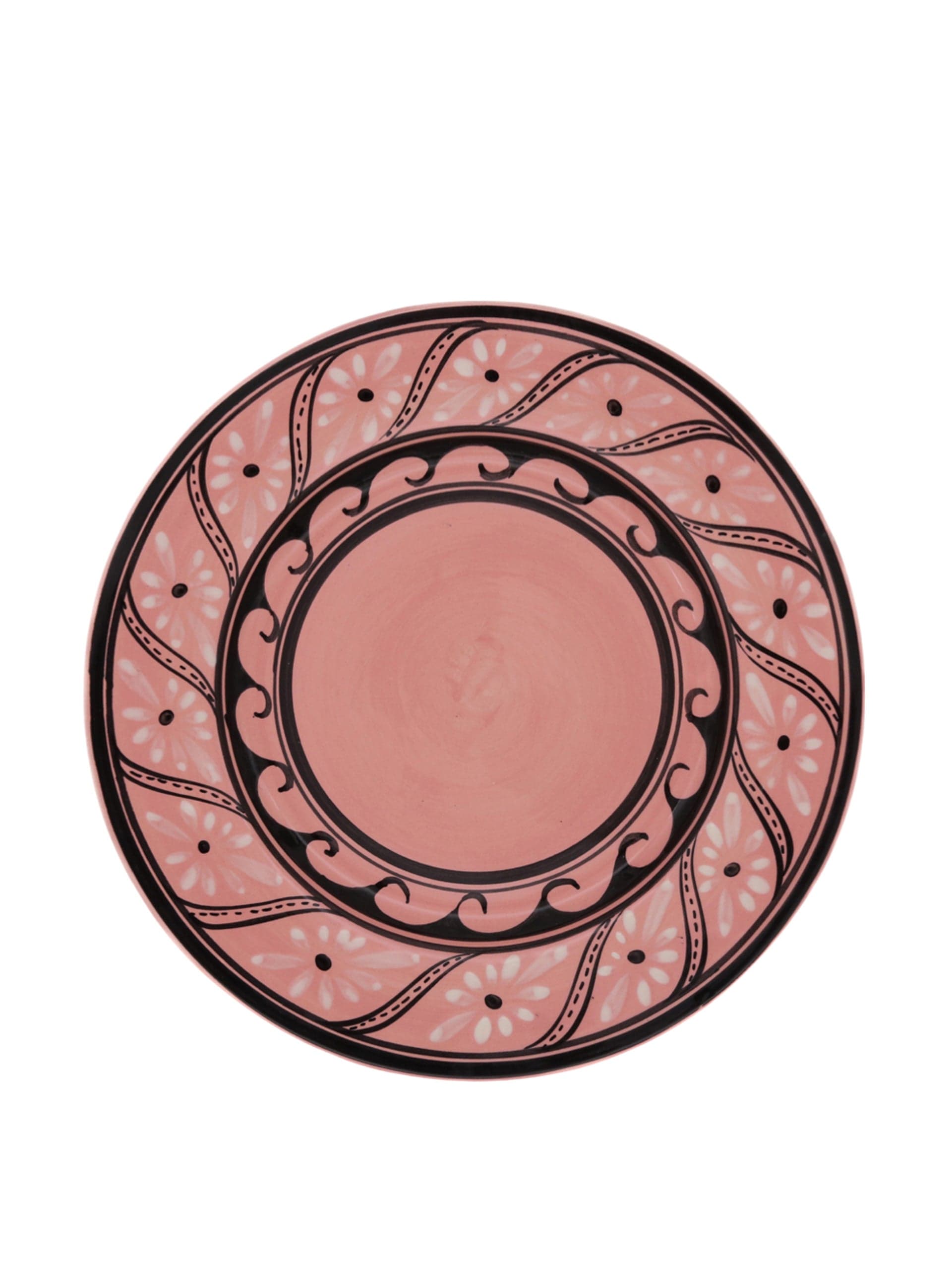 Gigi pink dinner plate