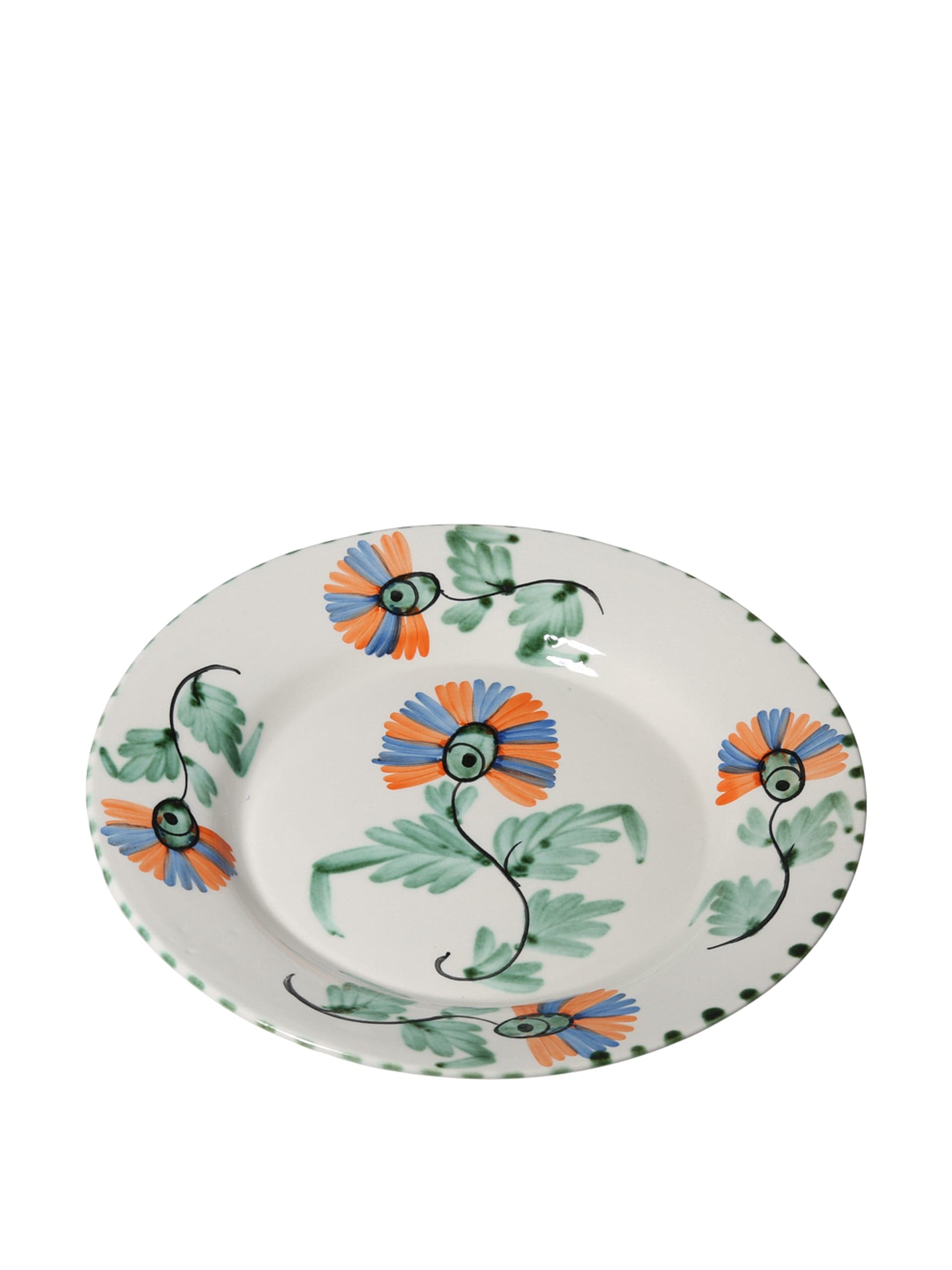 Carnation dinner plate