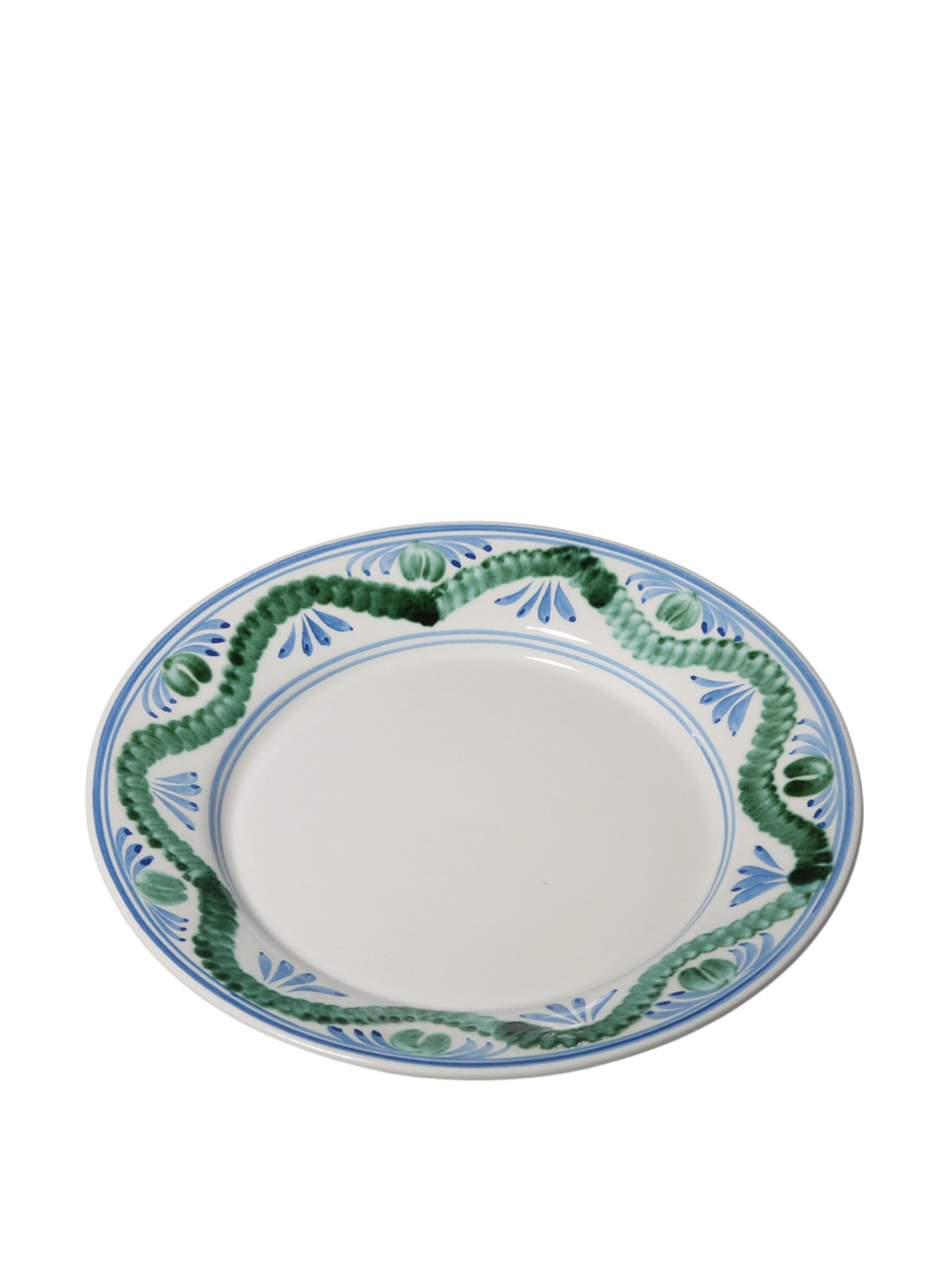 Caterpillar blue dinner plate