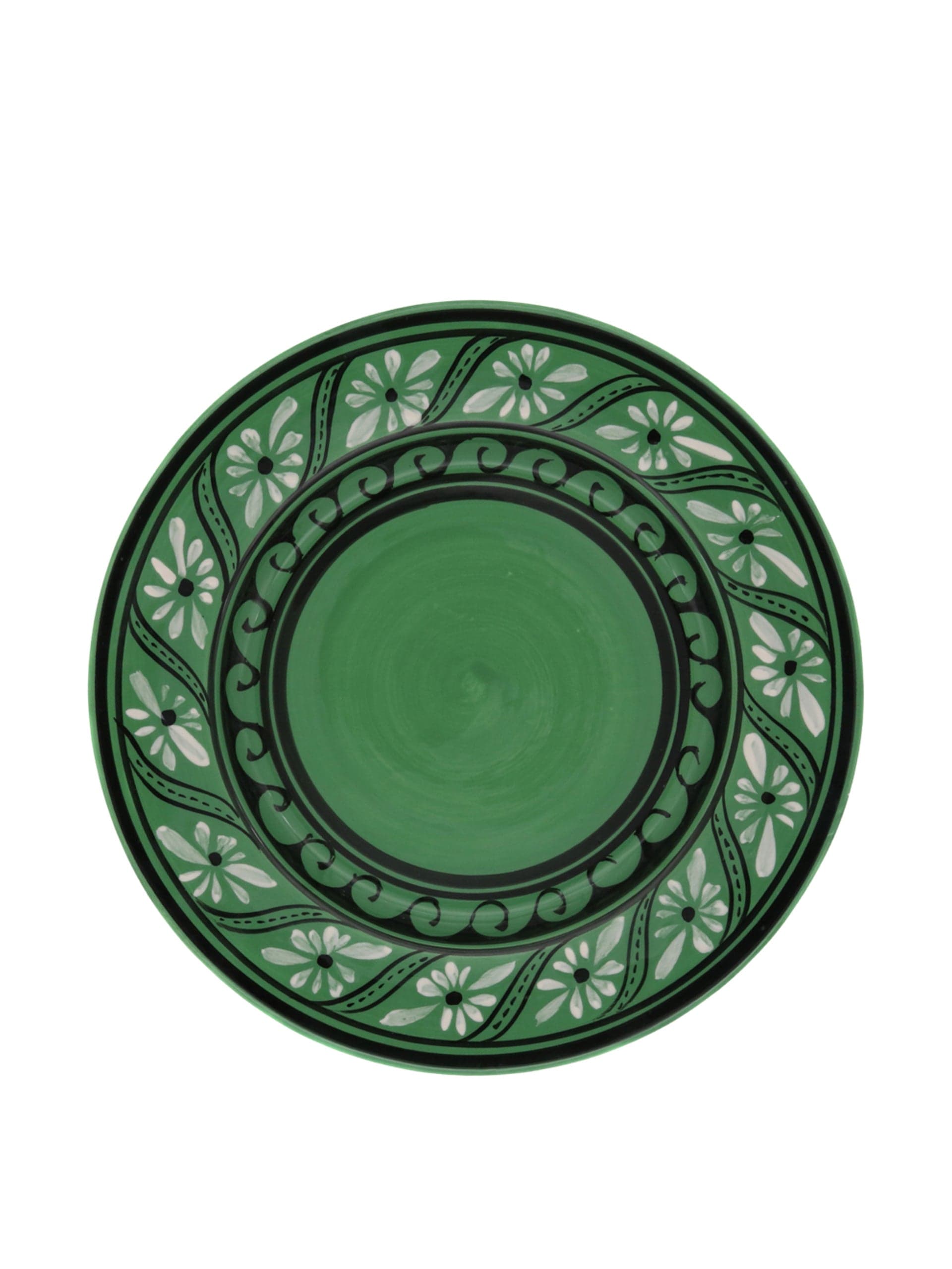 Gigi green dinner plate