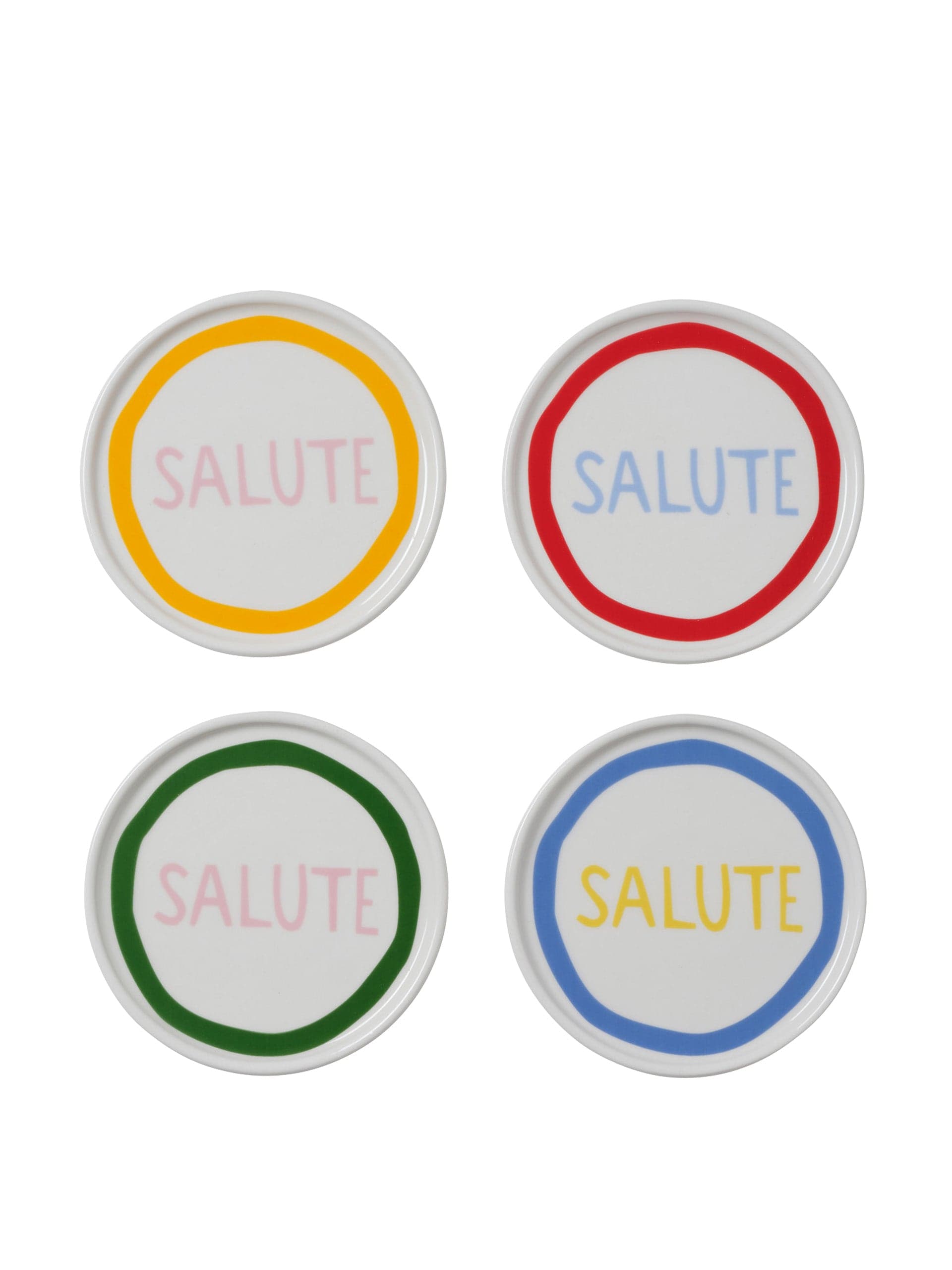 Salute coasters (set of 4)