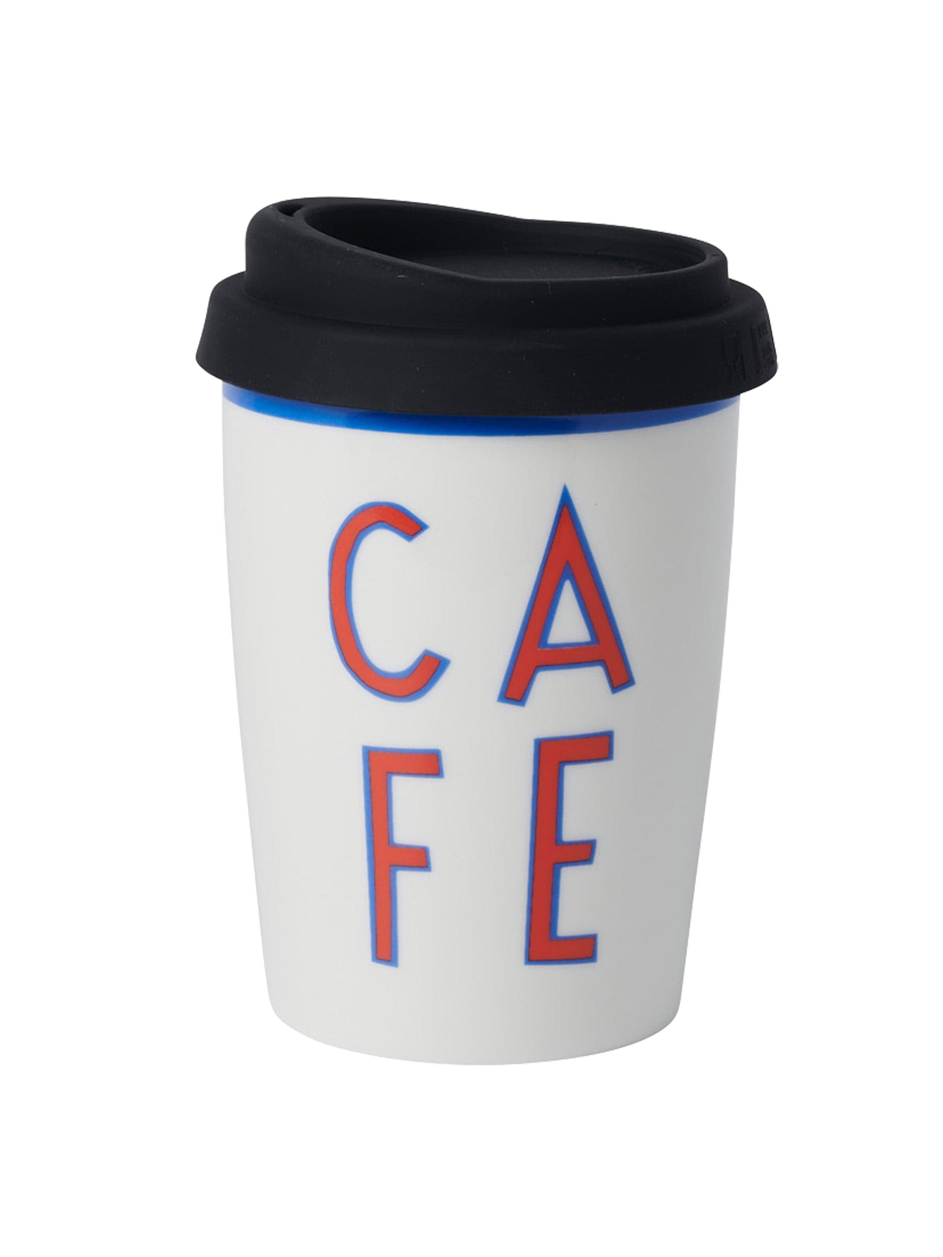 Italian red cafe travel coffee cup