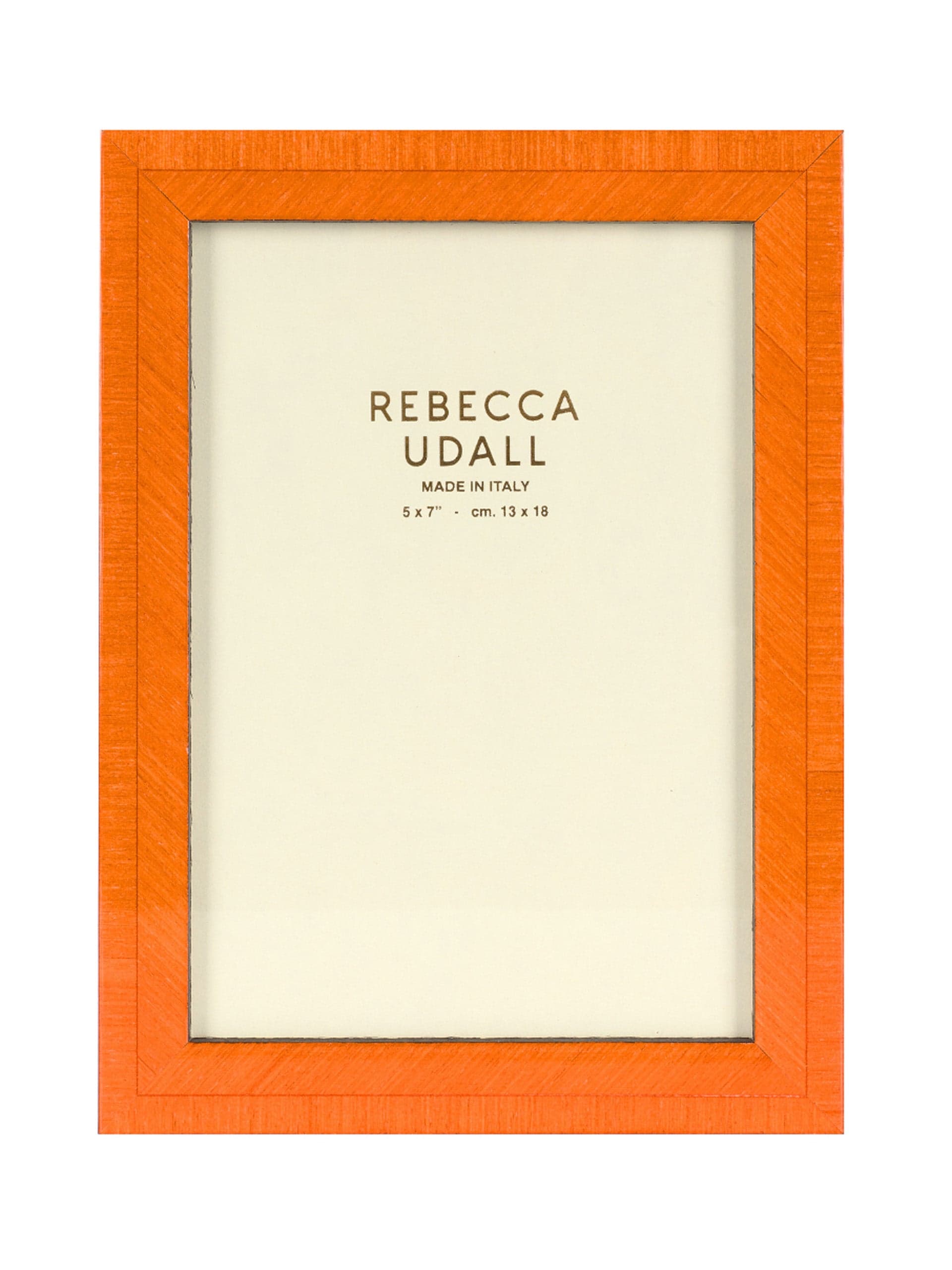 Bianca photo frame in orange