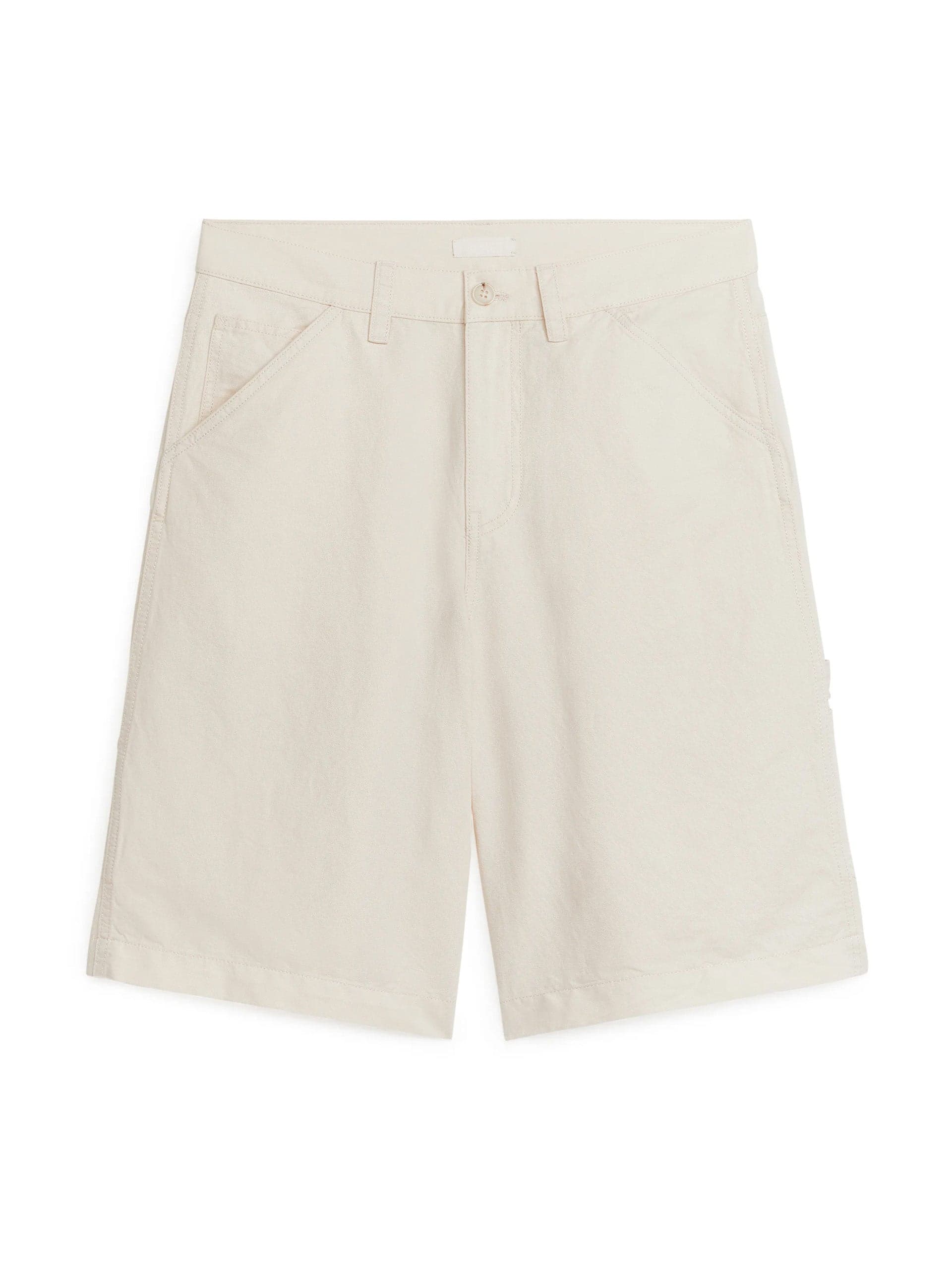 Beige workwear shorts