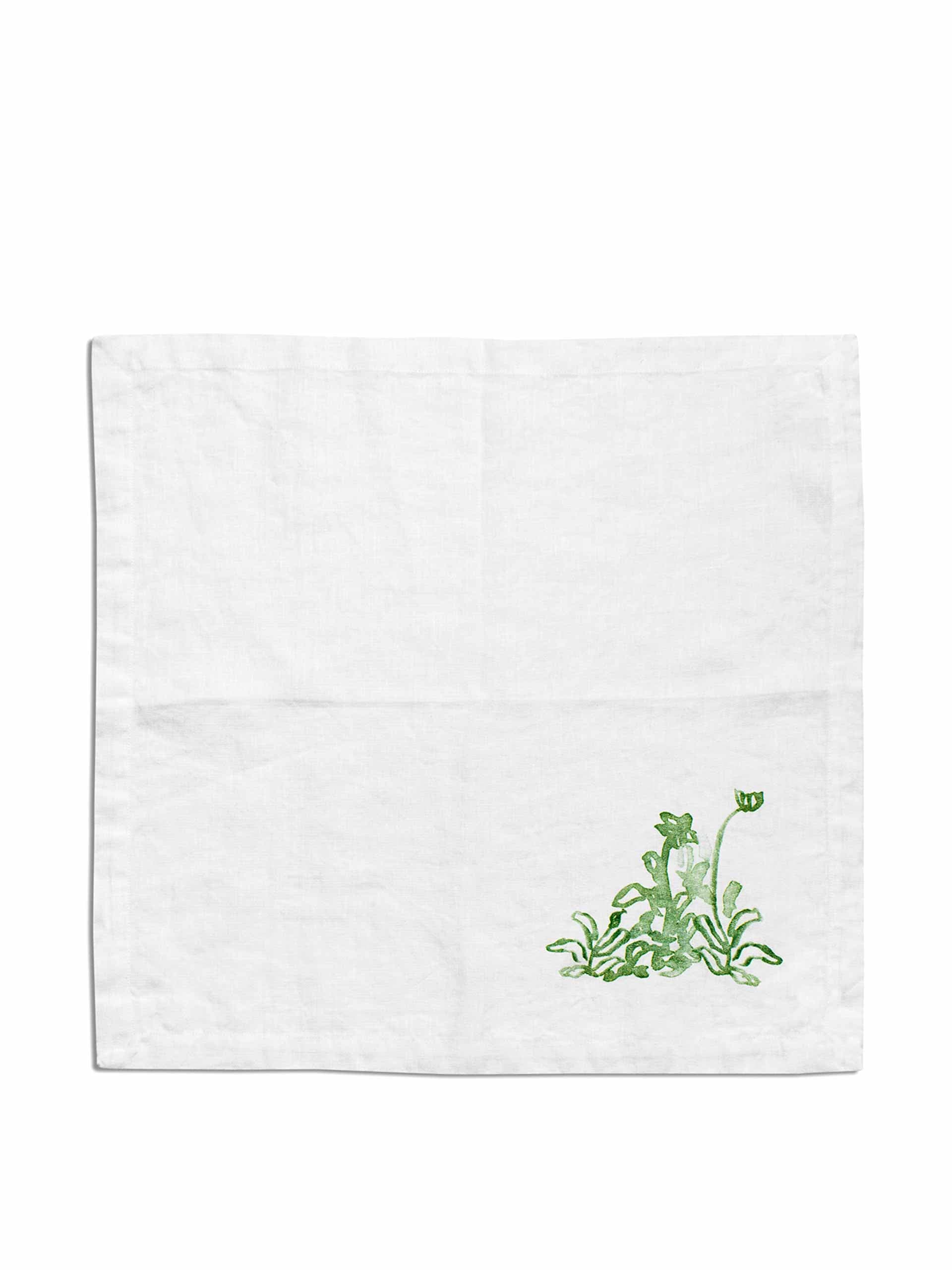 Eden green cosmos napkin