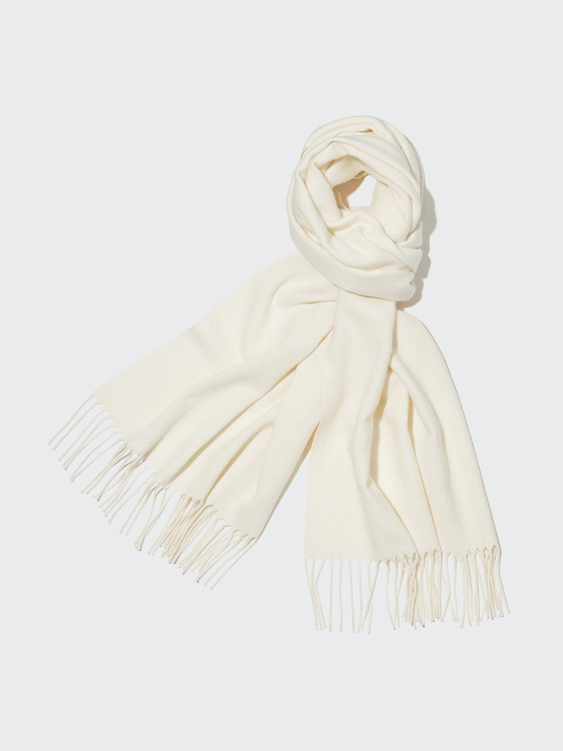 Heattech off white scarf