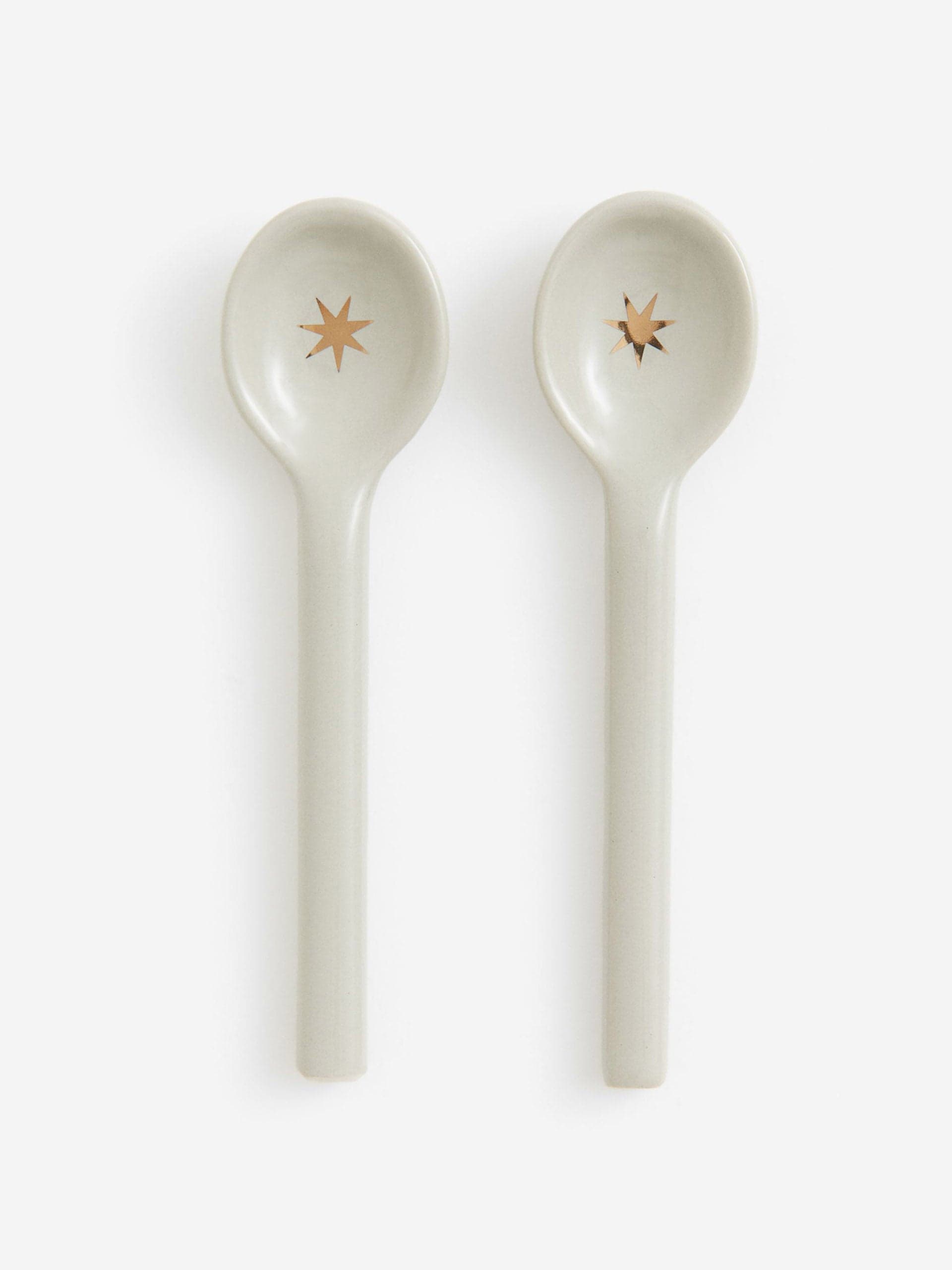 Stoneware teaspoons (pack of 2)