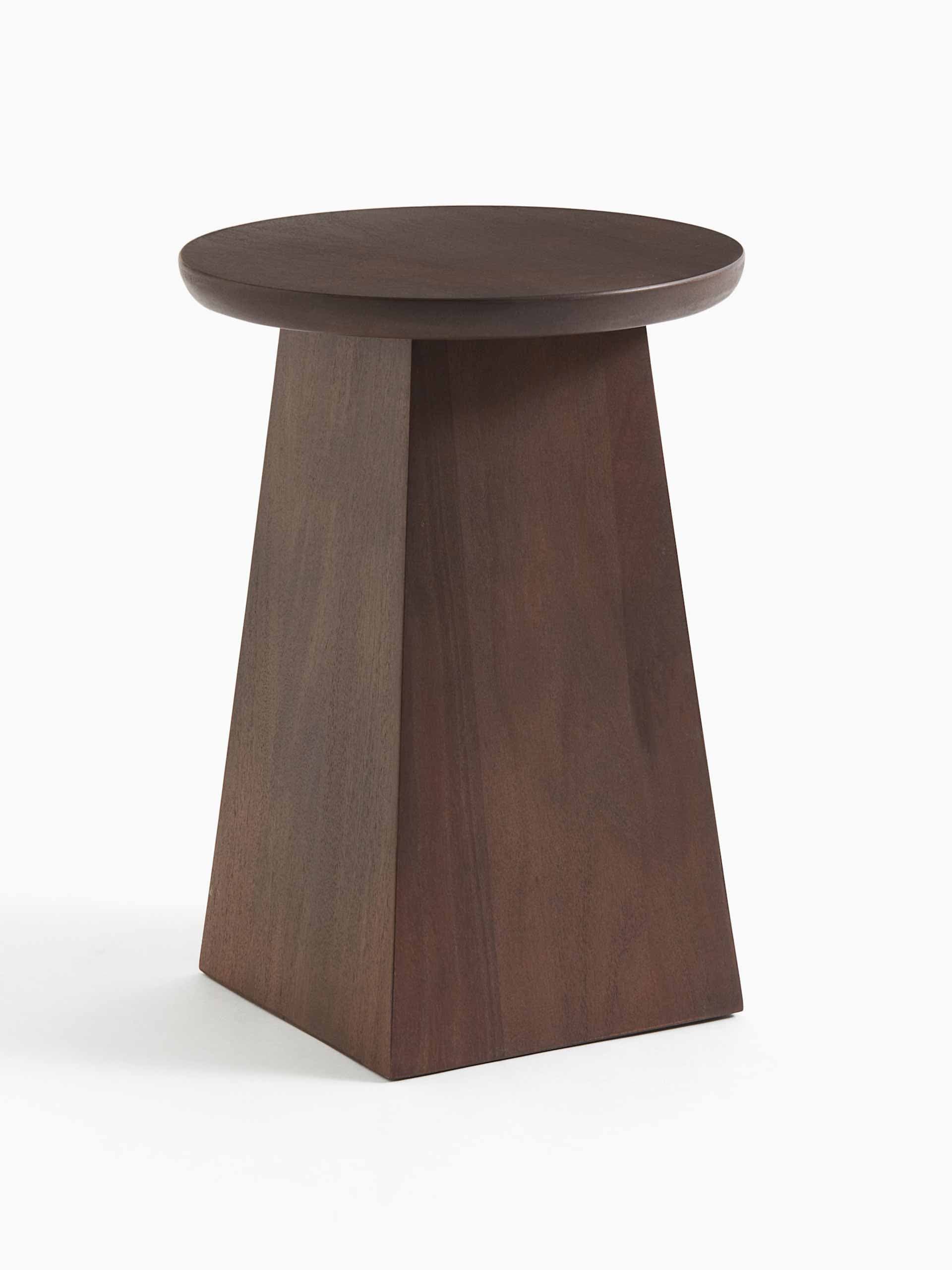 Small wooden side table