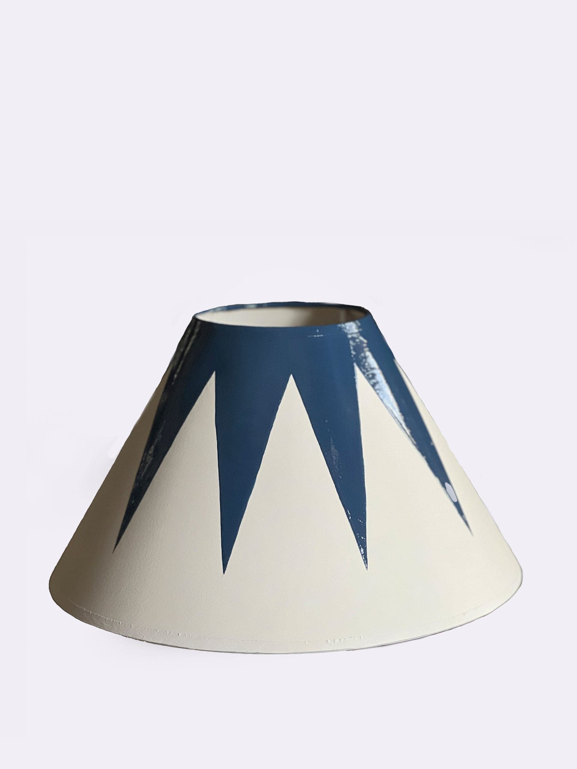 Stiffkey Blue star glaze coolie lampshade