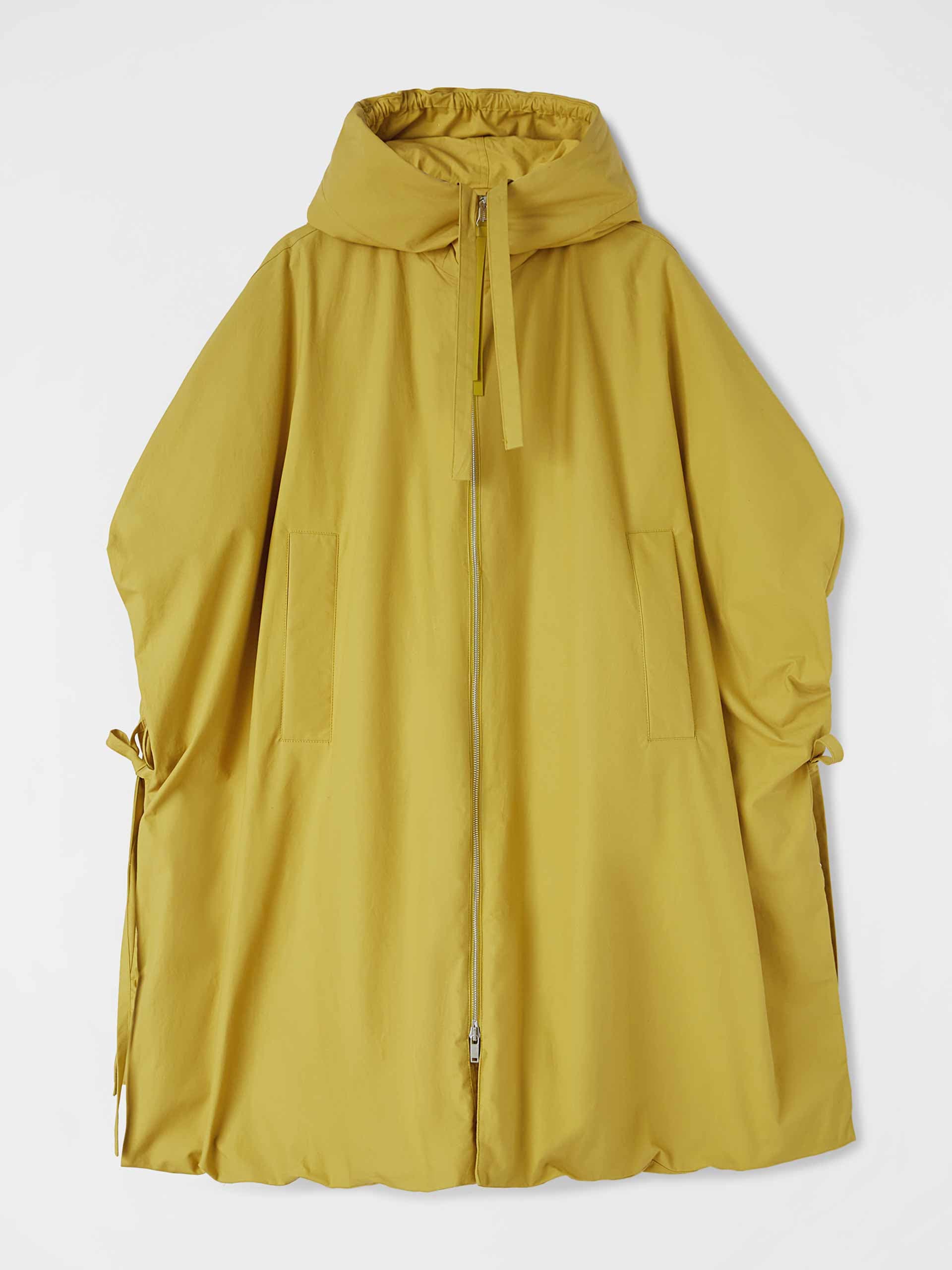 Dark yellow down coat