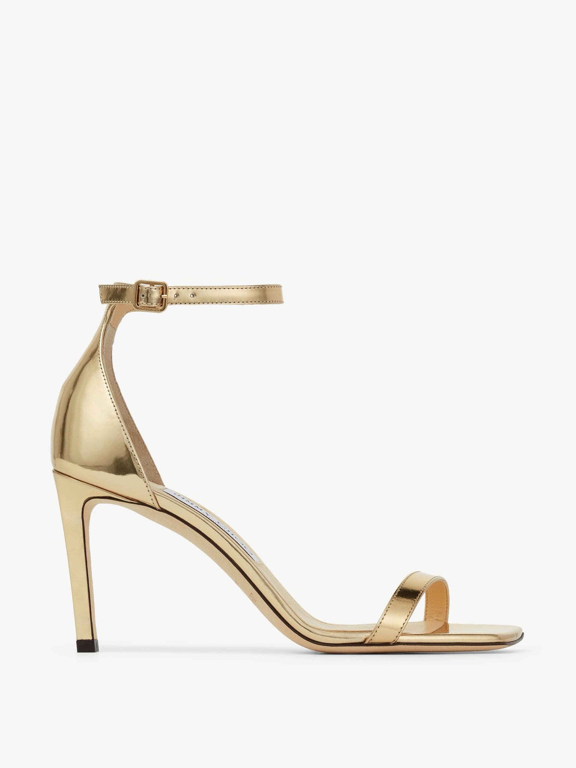 Alva 85 gold metallic sandals