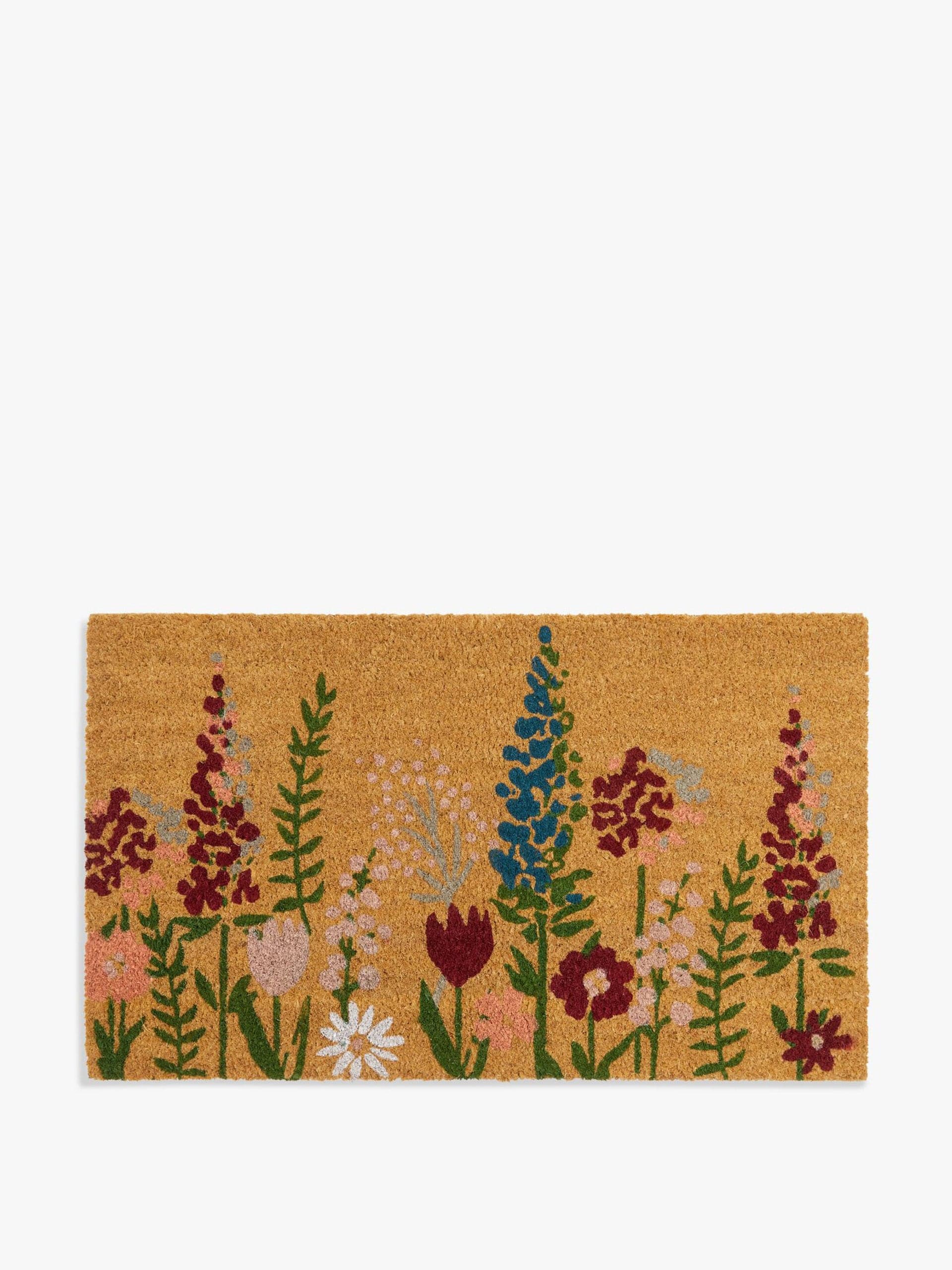 Floral doormat