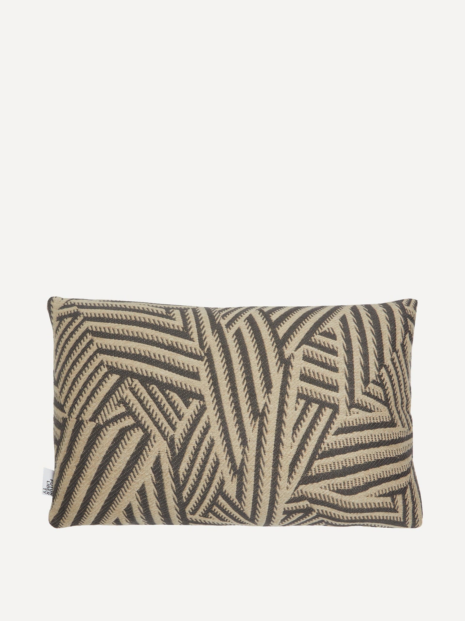 Shadow stripe woven cushion