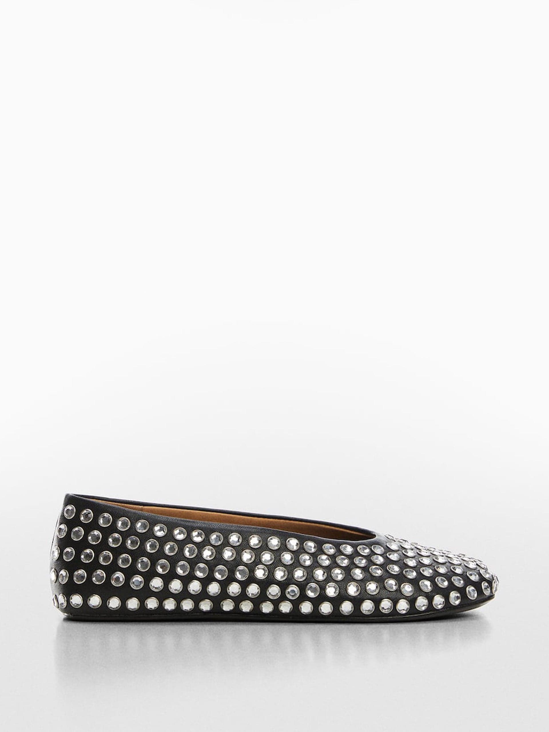 Rhinestone ballerina flats