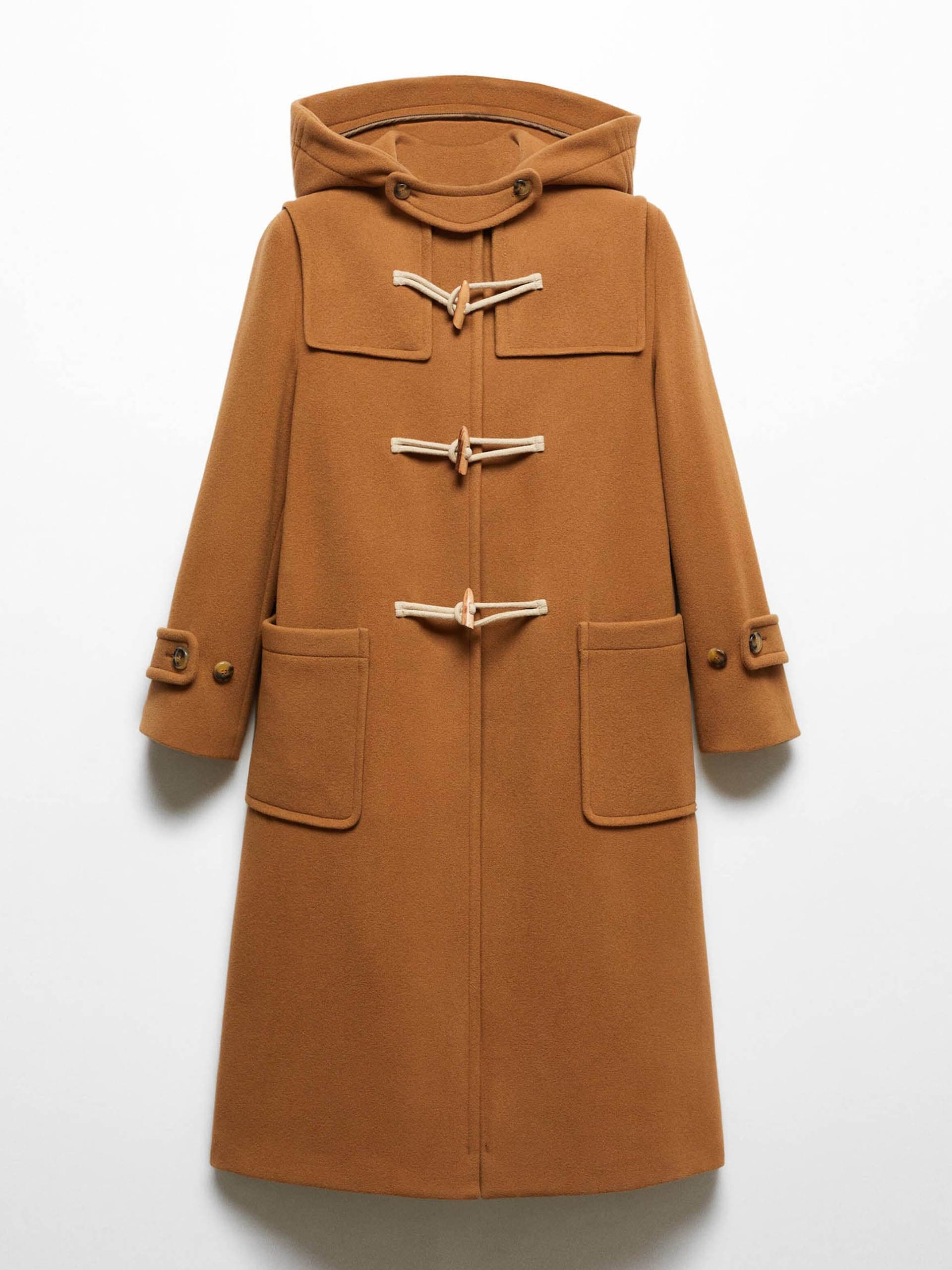 Wool-blend duffle coat