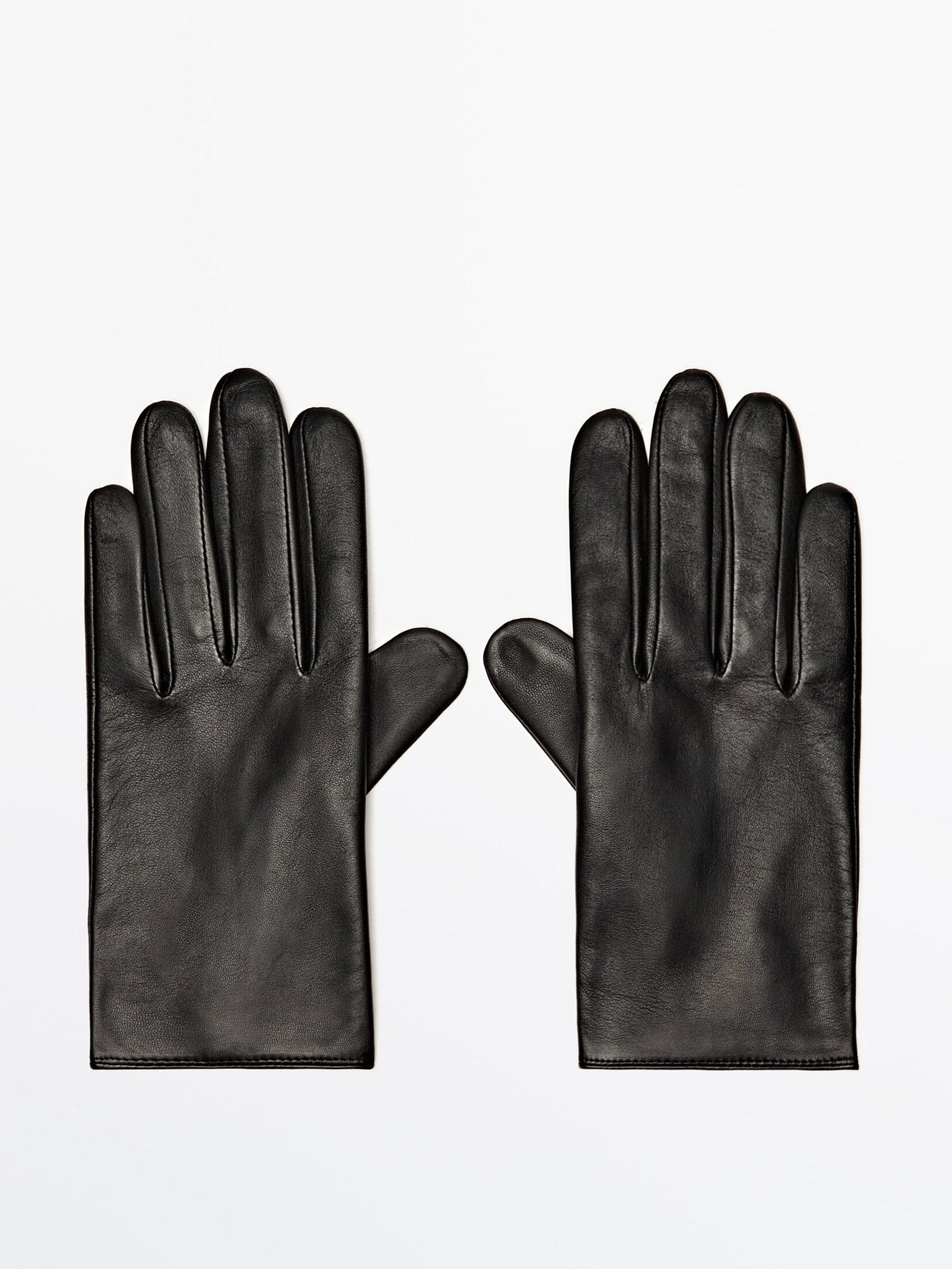 Leather gloves