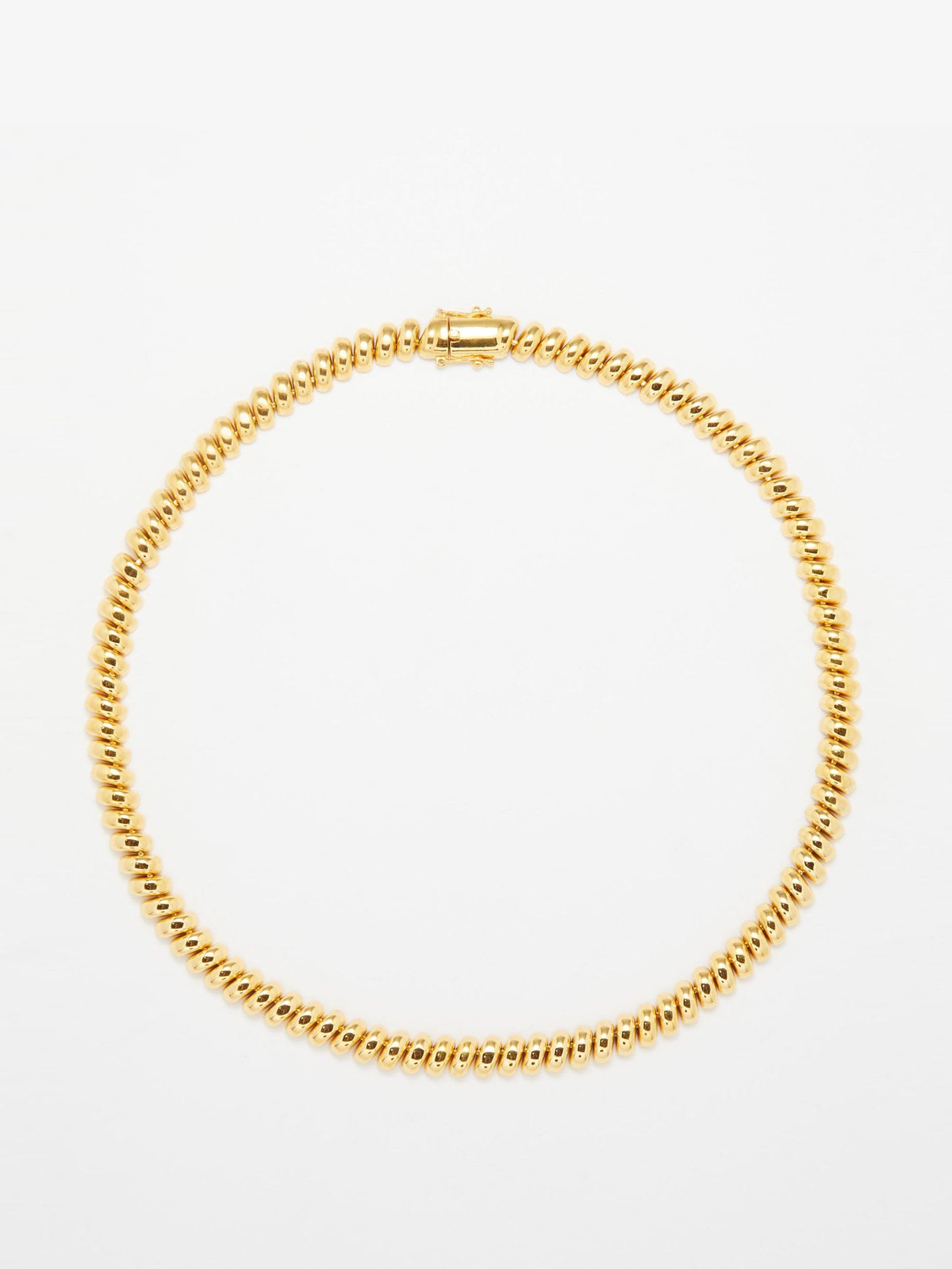 18kt gold-plated necklace