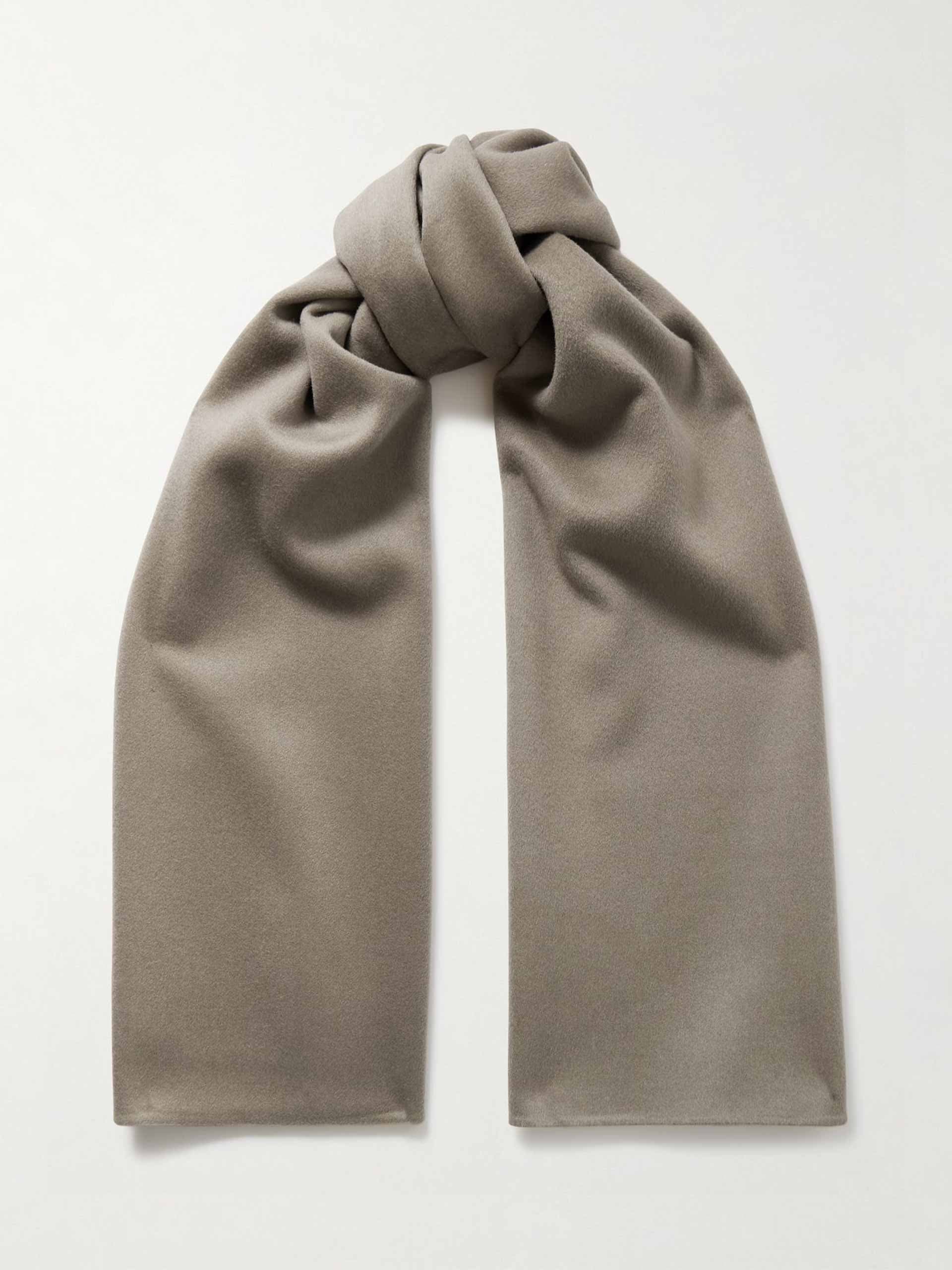 Suri wool-blend felt scarf