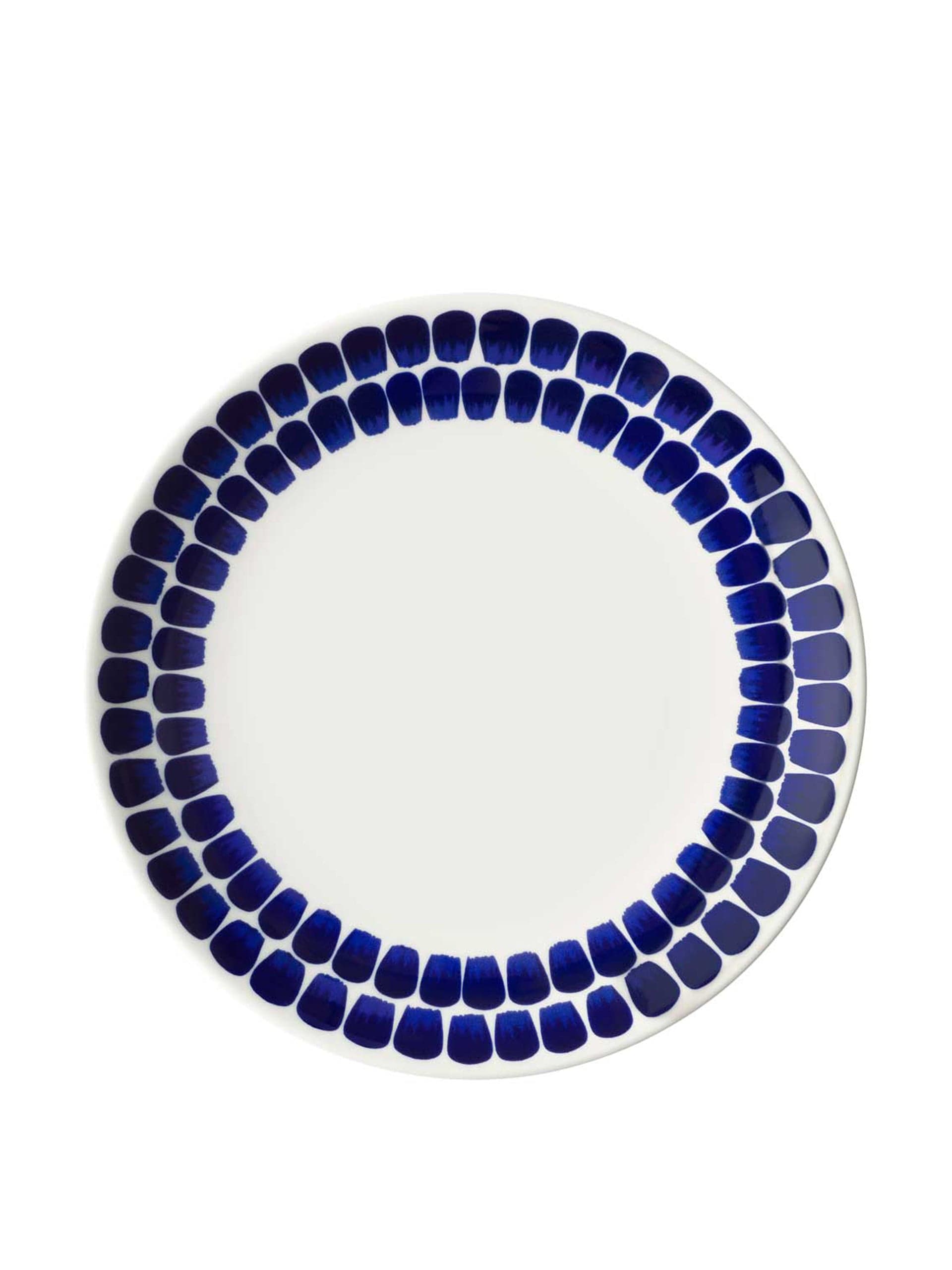 Blue and white large plate