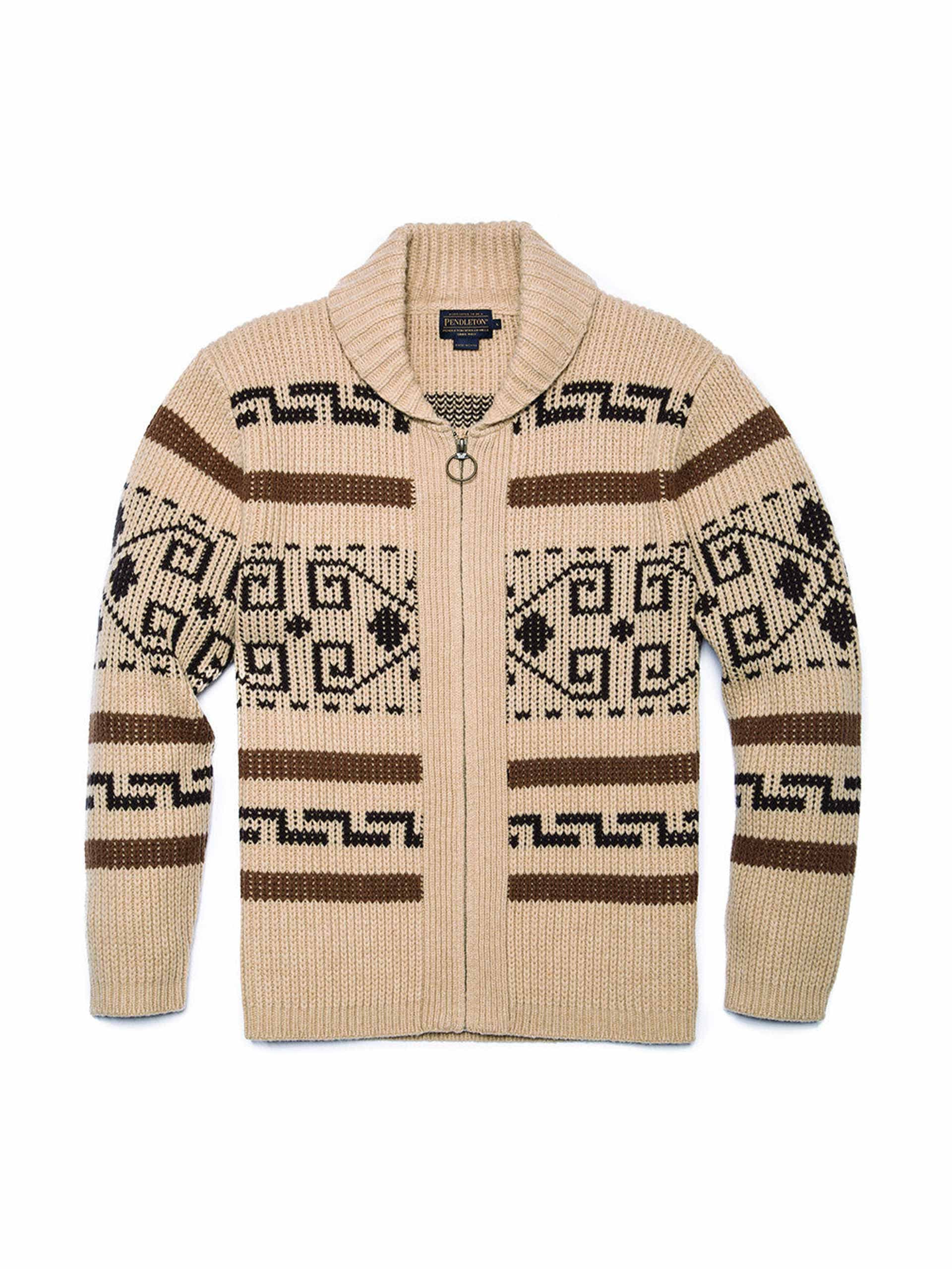 Original Westerly sweater in tan/brown