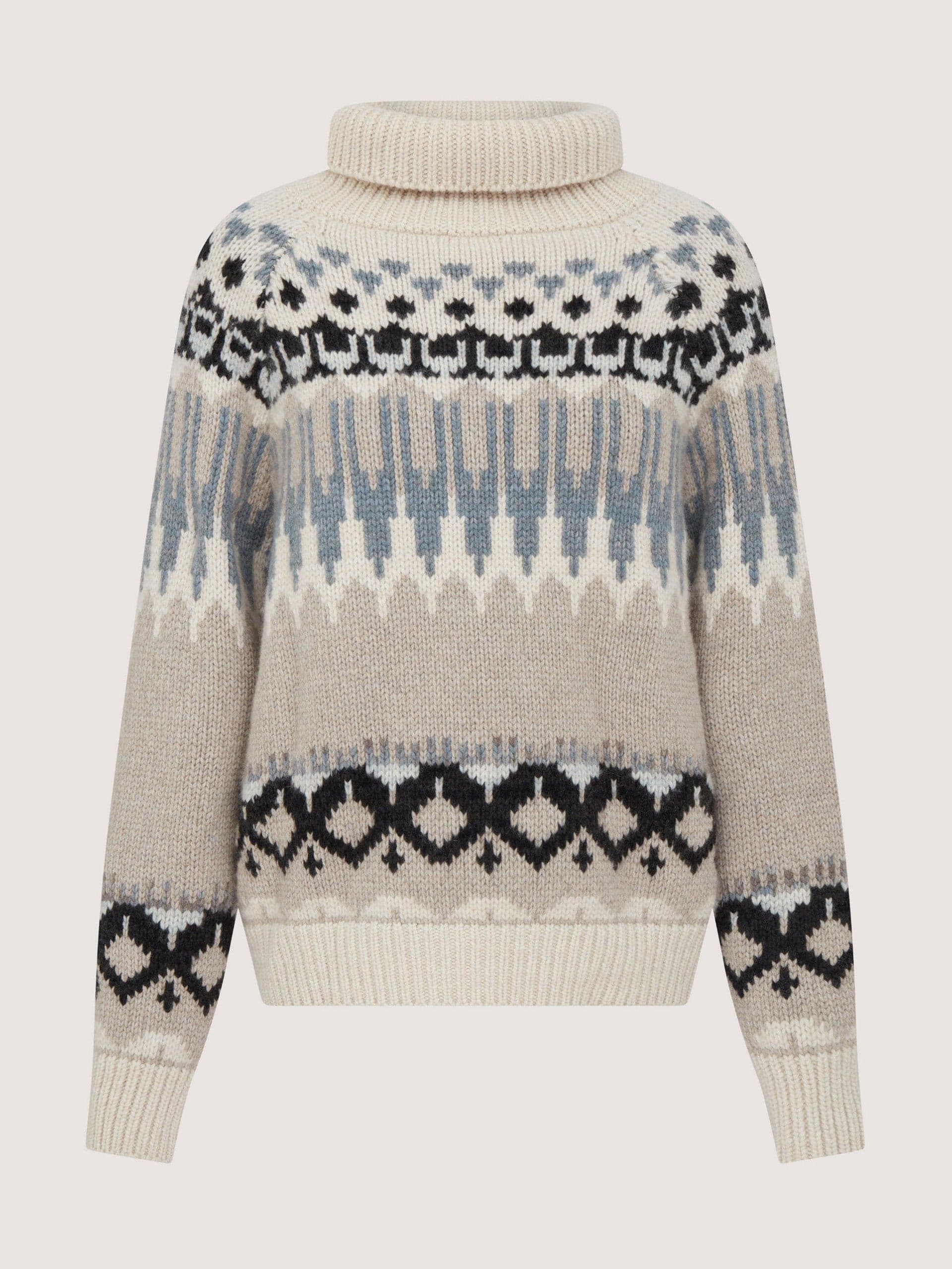 Crew neck sweater in Kestral