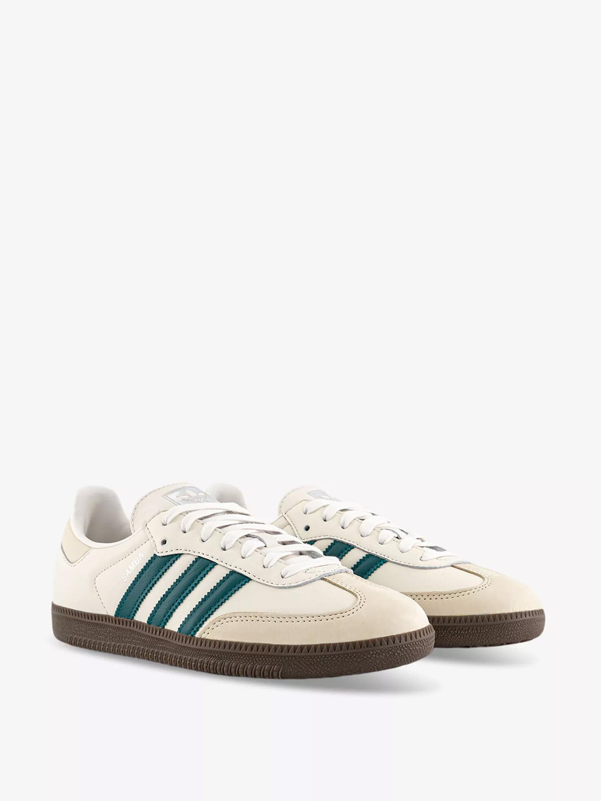 Samba OG logo-print leather low-top trainers