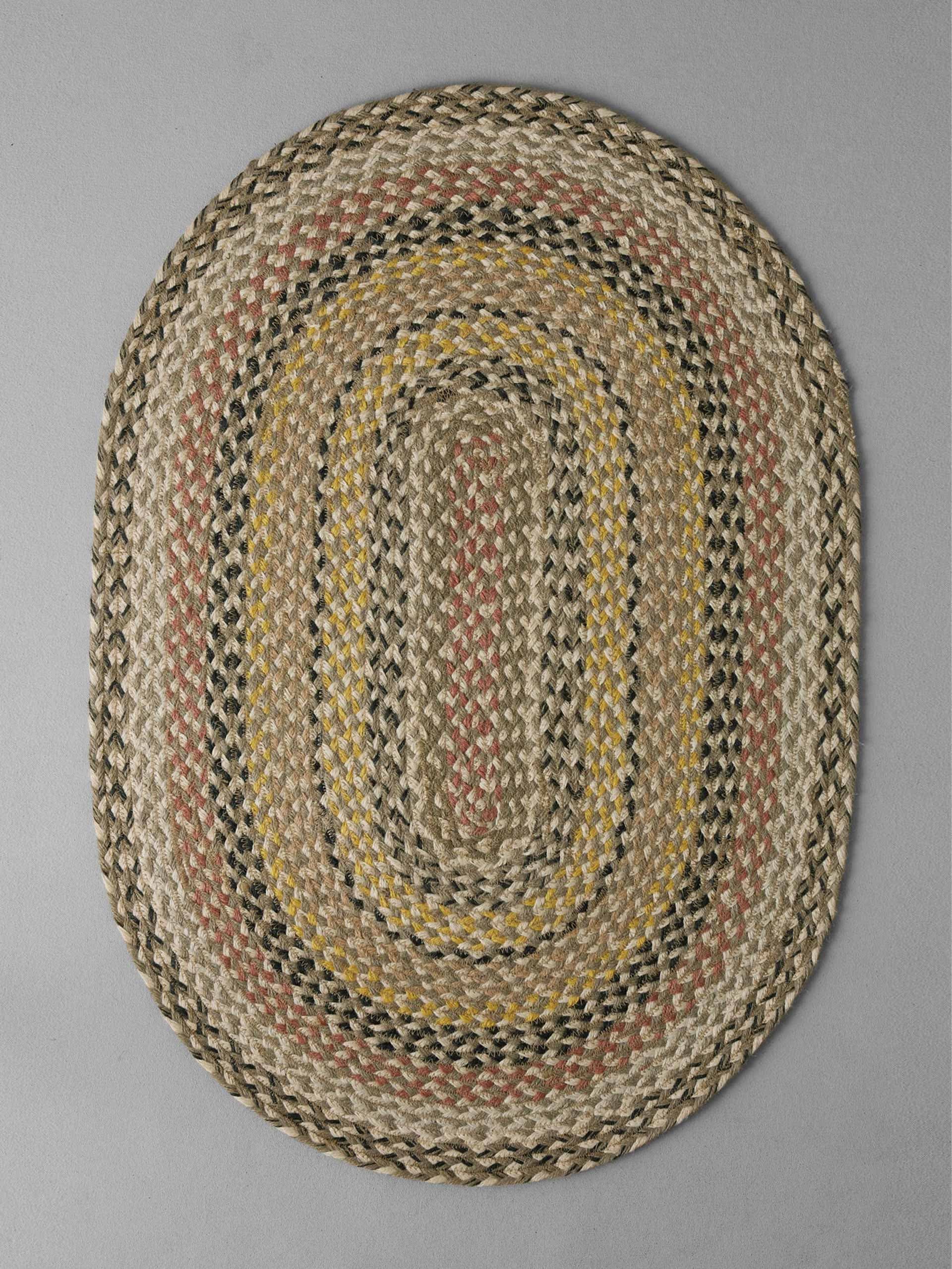 Fiesta organic jute braided doormat