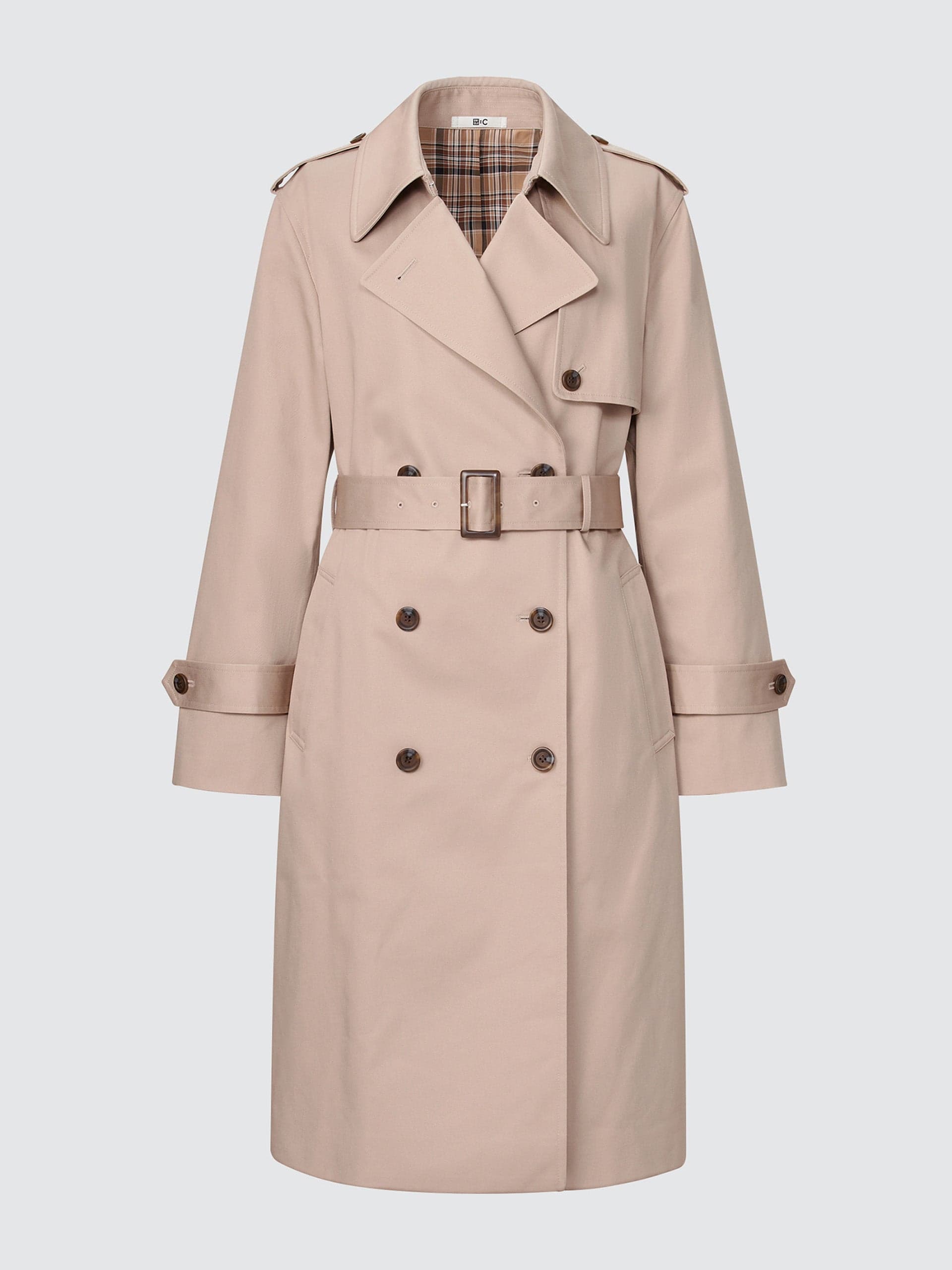 Trench coat in beige