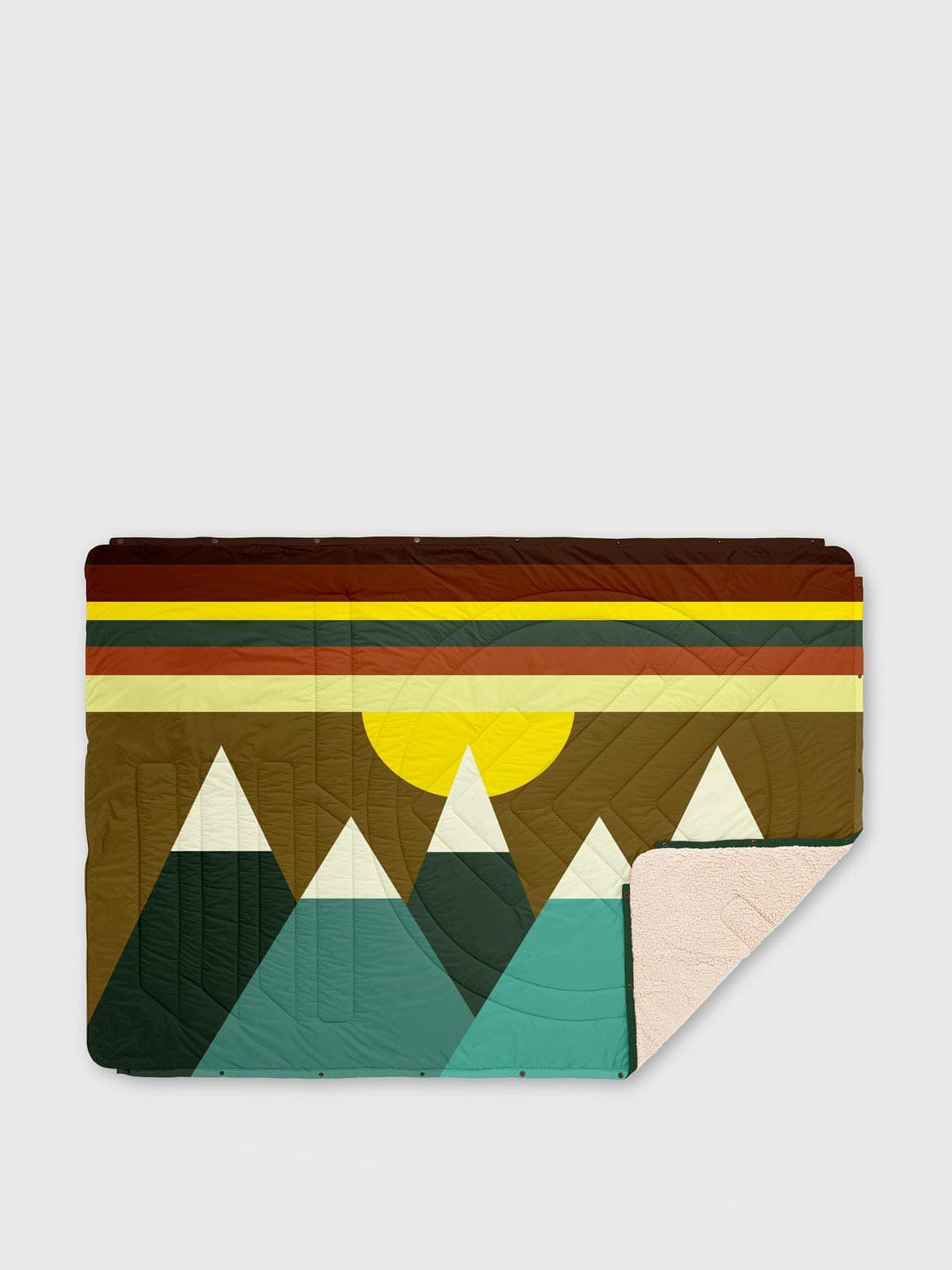 Patterned camping blanket